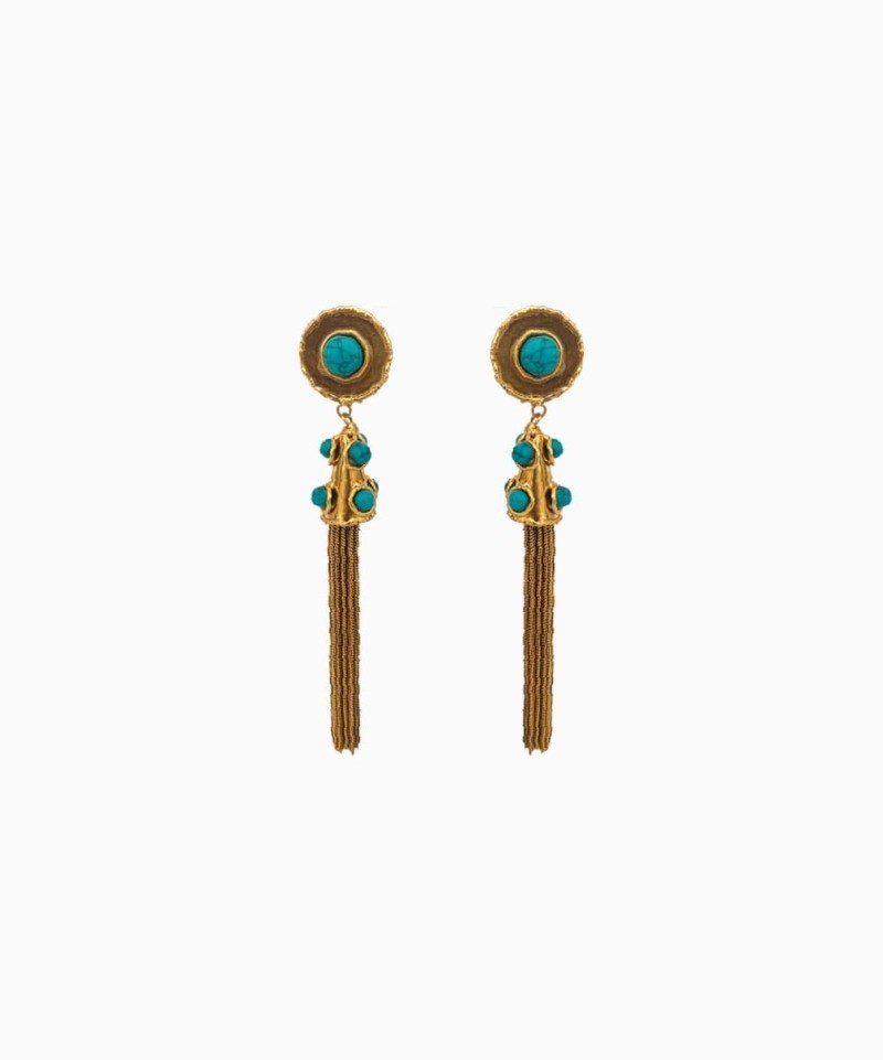 Boucles d'oreilles Sylvia Toledano Apatite