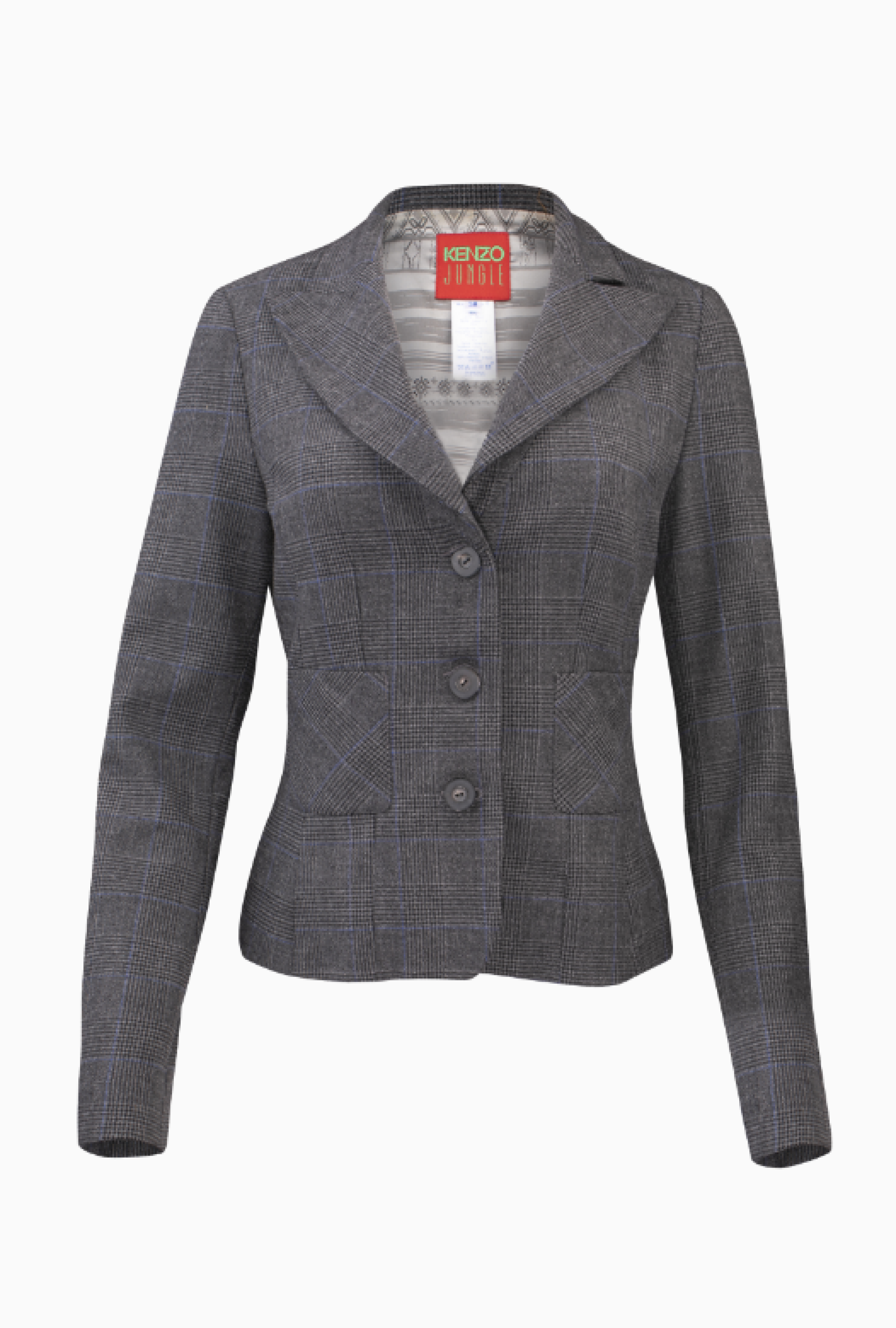 Blazer Kenzo Grey Chekered