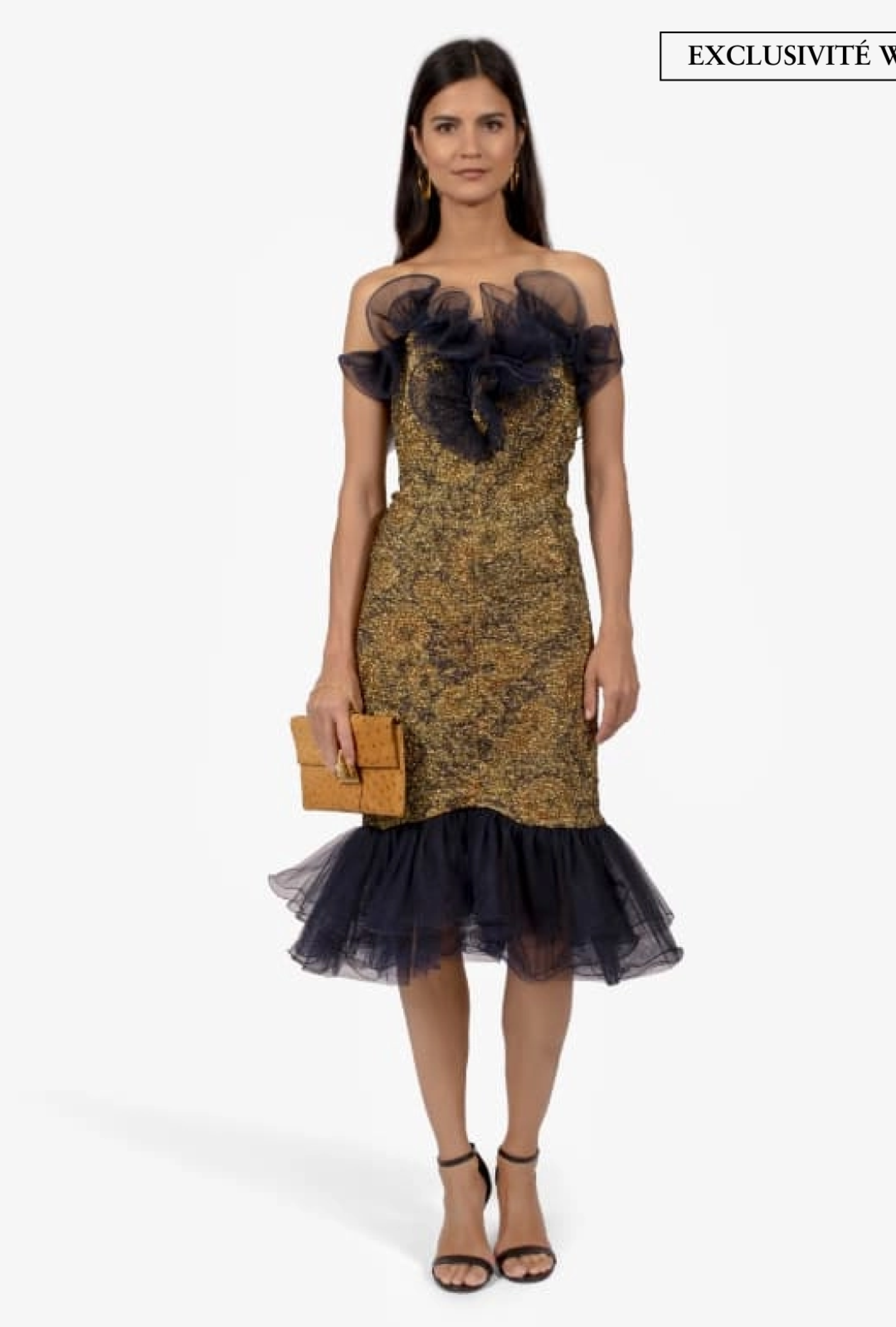 Robe Chiara Boni Bustier Gold