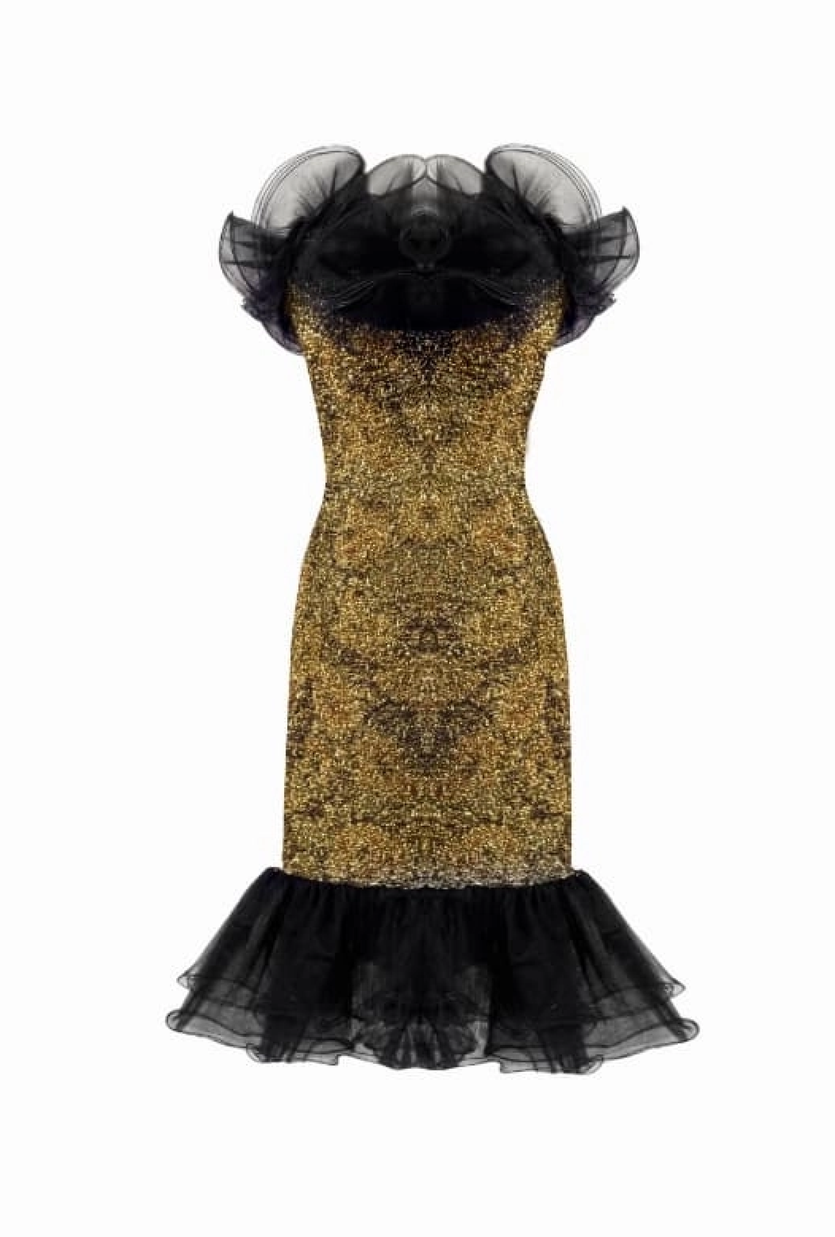 Robe Chiara Boni Bustier Gold