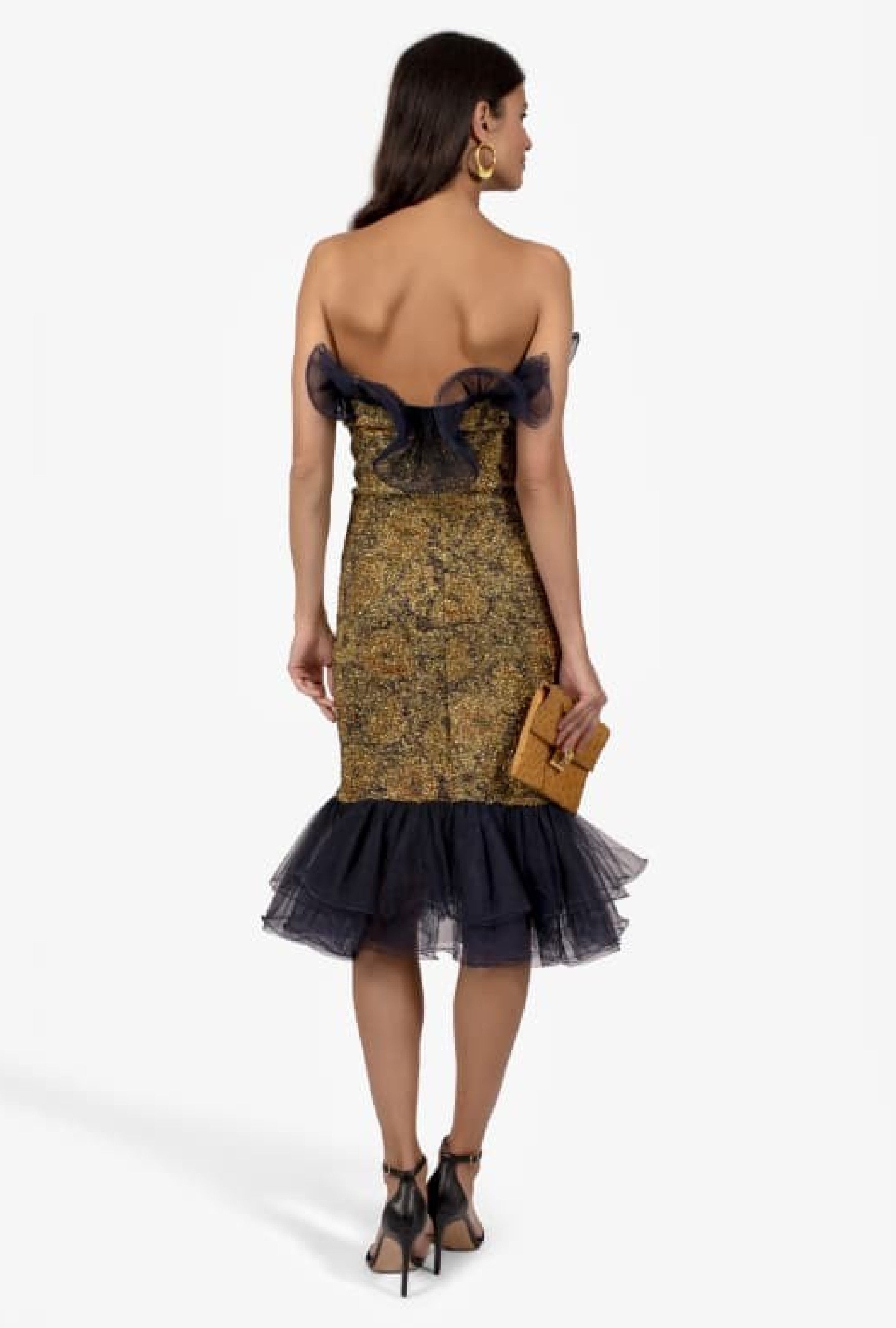 Robe Chiara Boni Bustier Gold