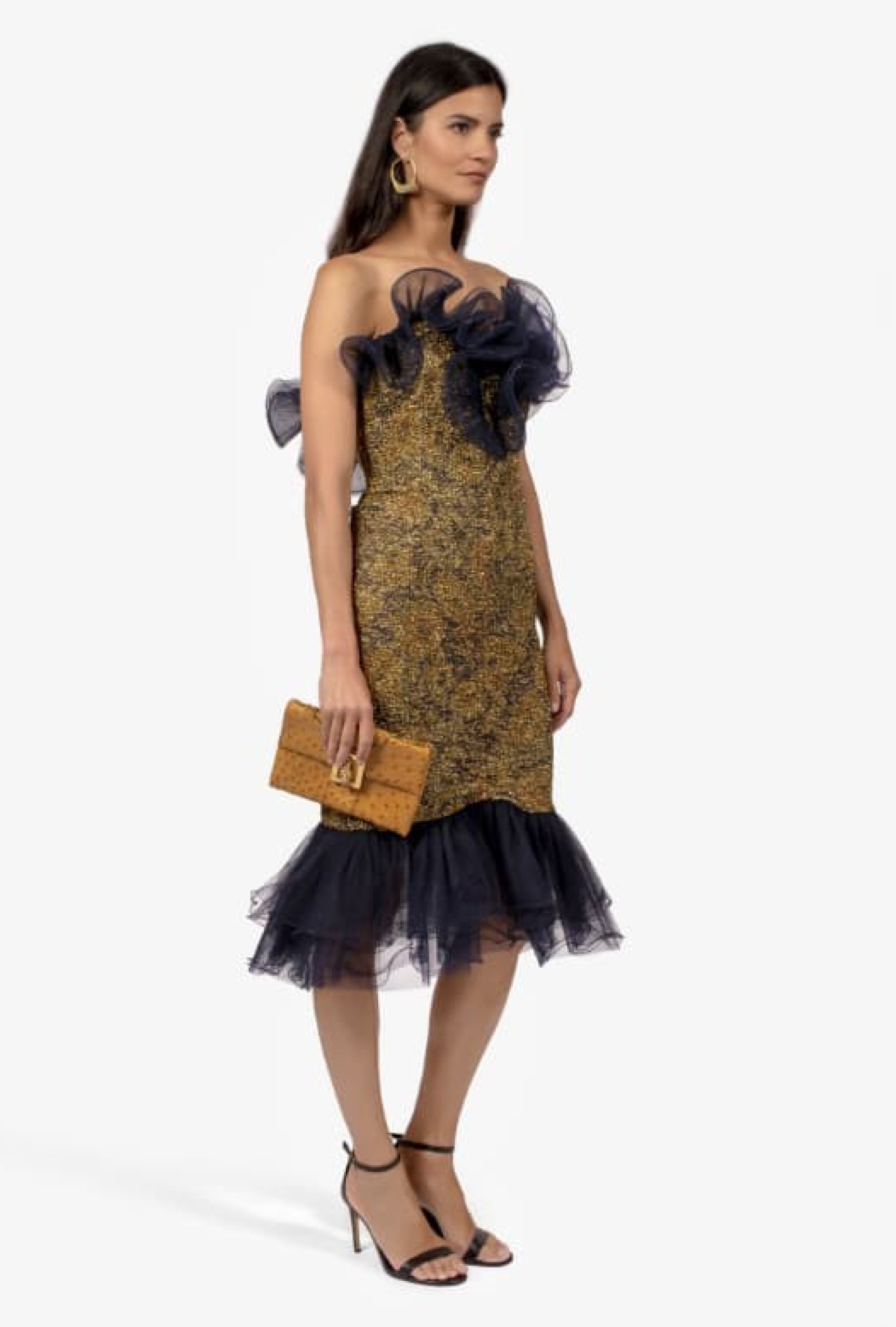 Robe Chiara Boni Bustier Gold