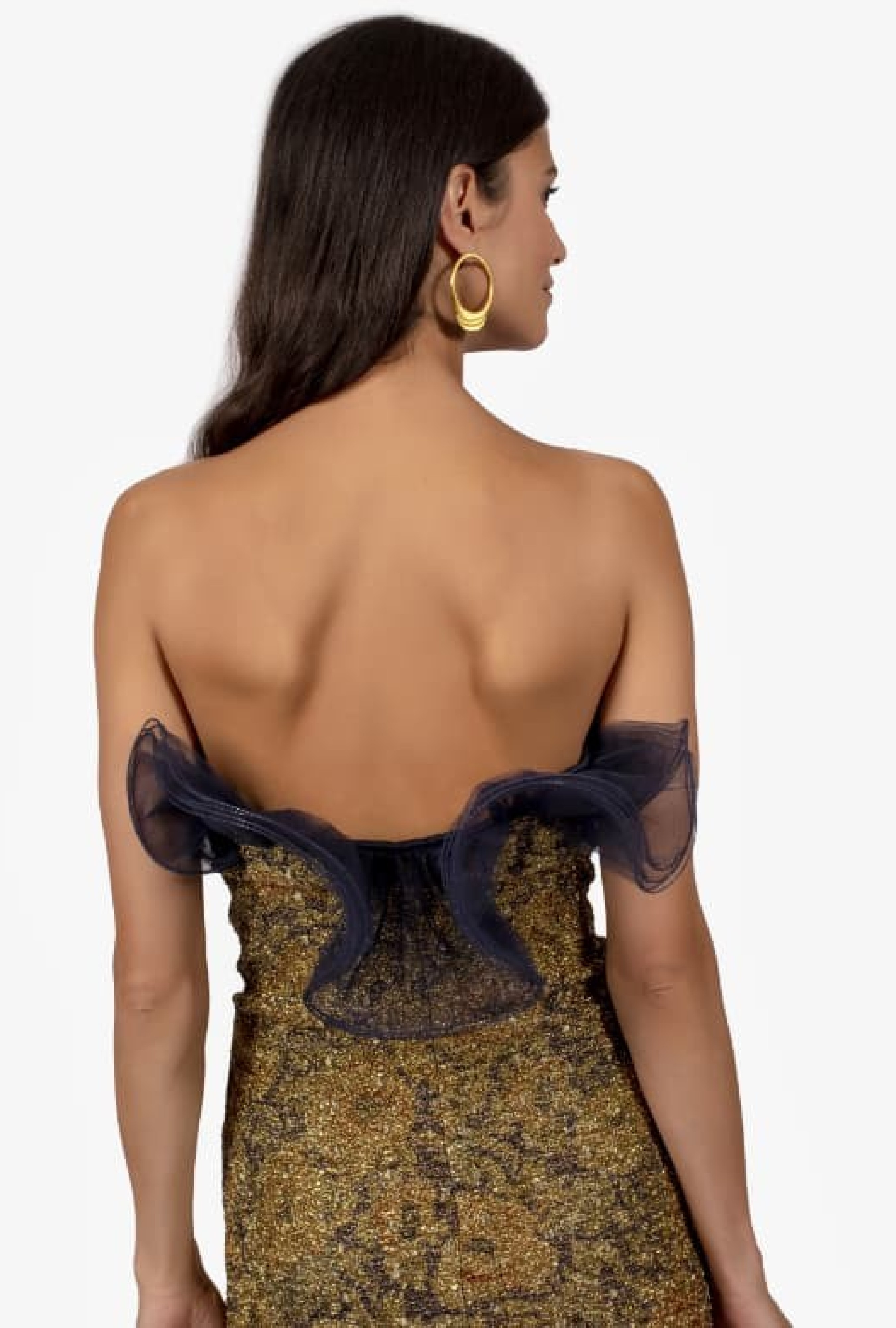 Robe Chiara Boni Bustier Gold