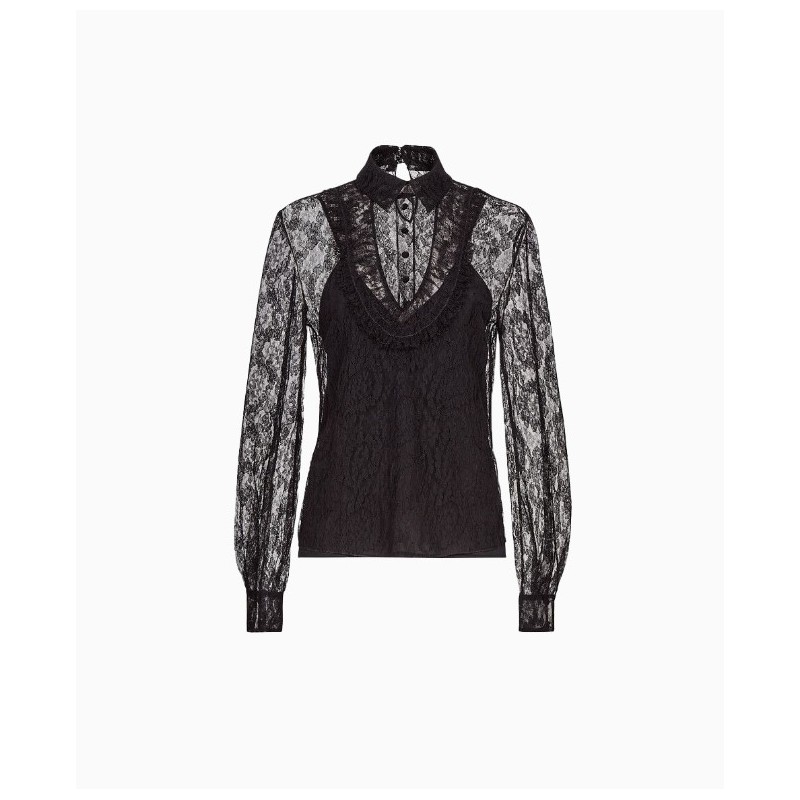 Chemise Fendi Black Woven