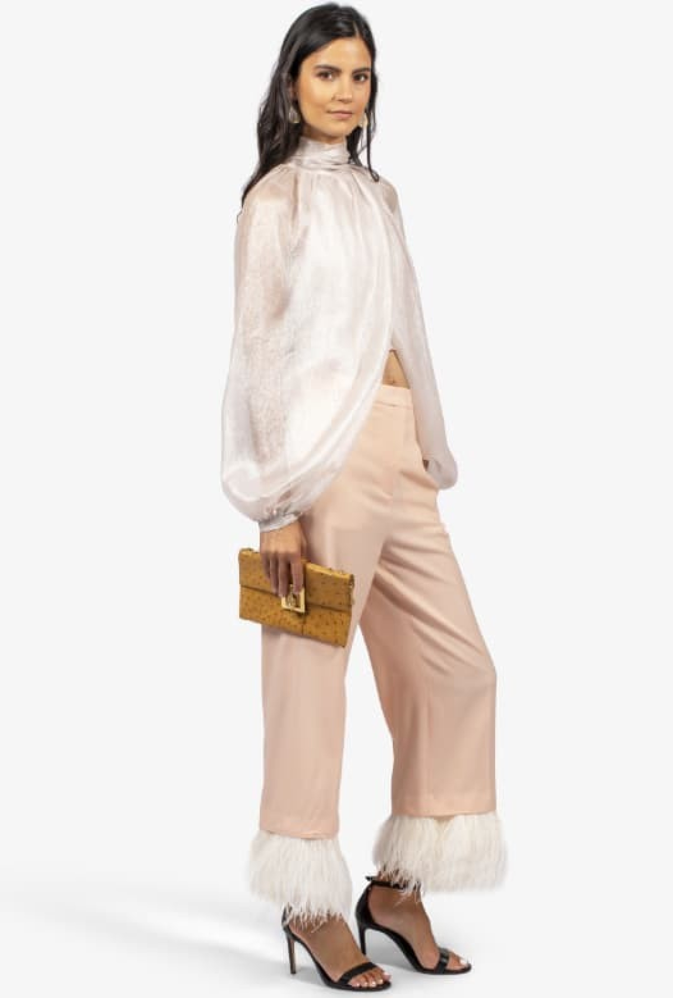 Pantalon Rochas Trim Cropped