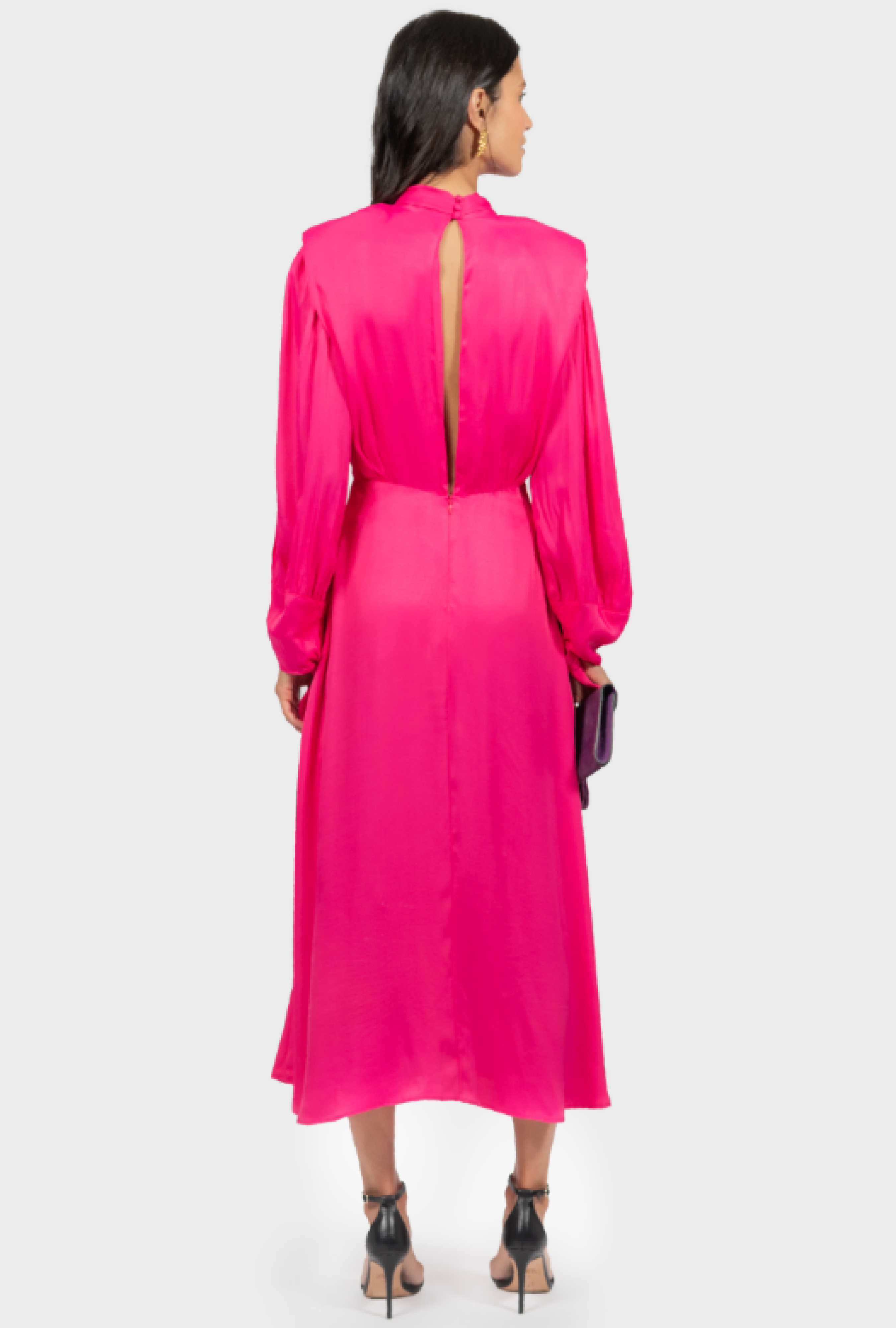 Robe Farm Rio Draped Satin Maxi