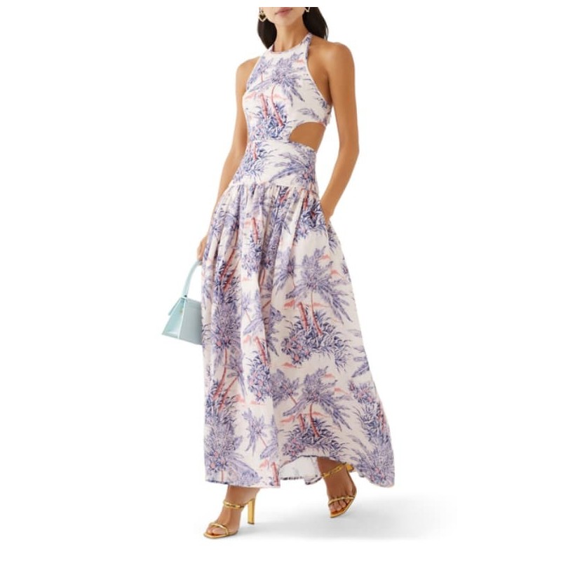 Robe Zimmermann Palmier