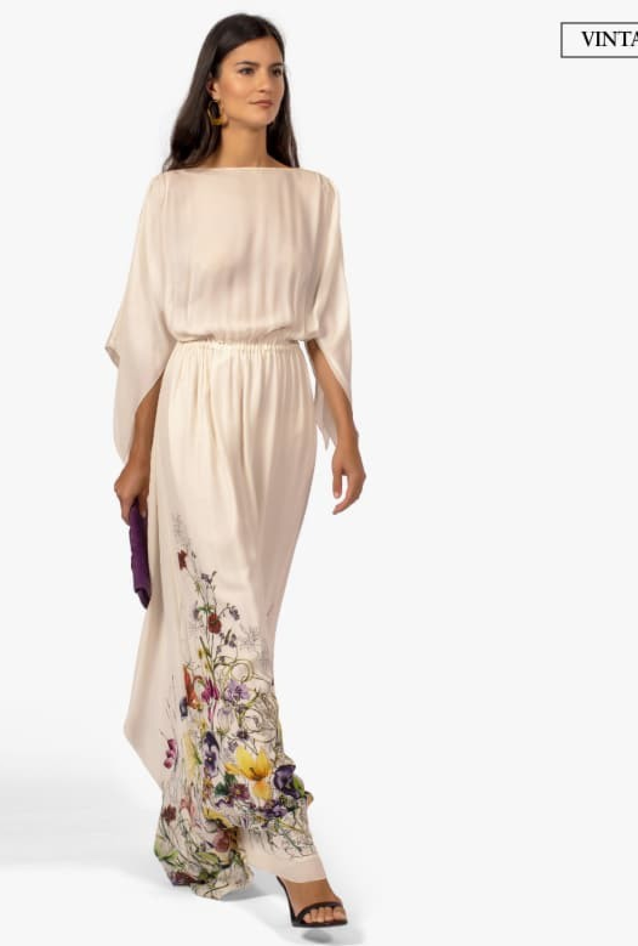 Robe Gucci Mousseline Flower