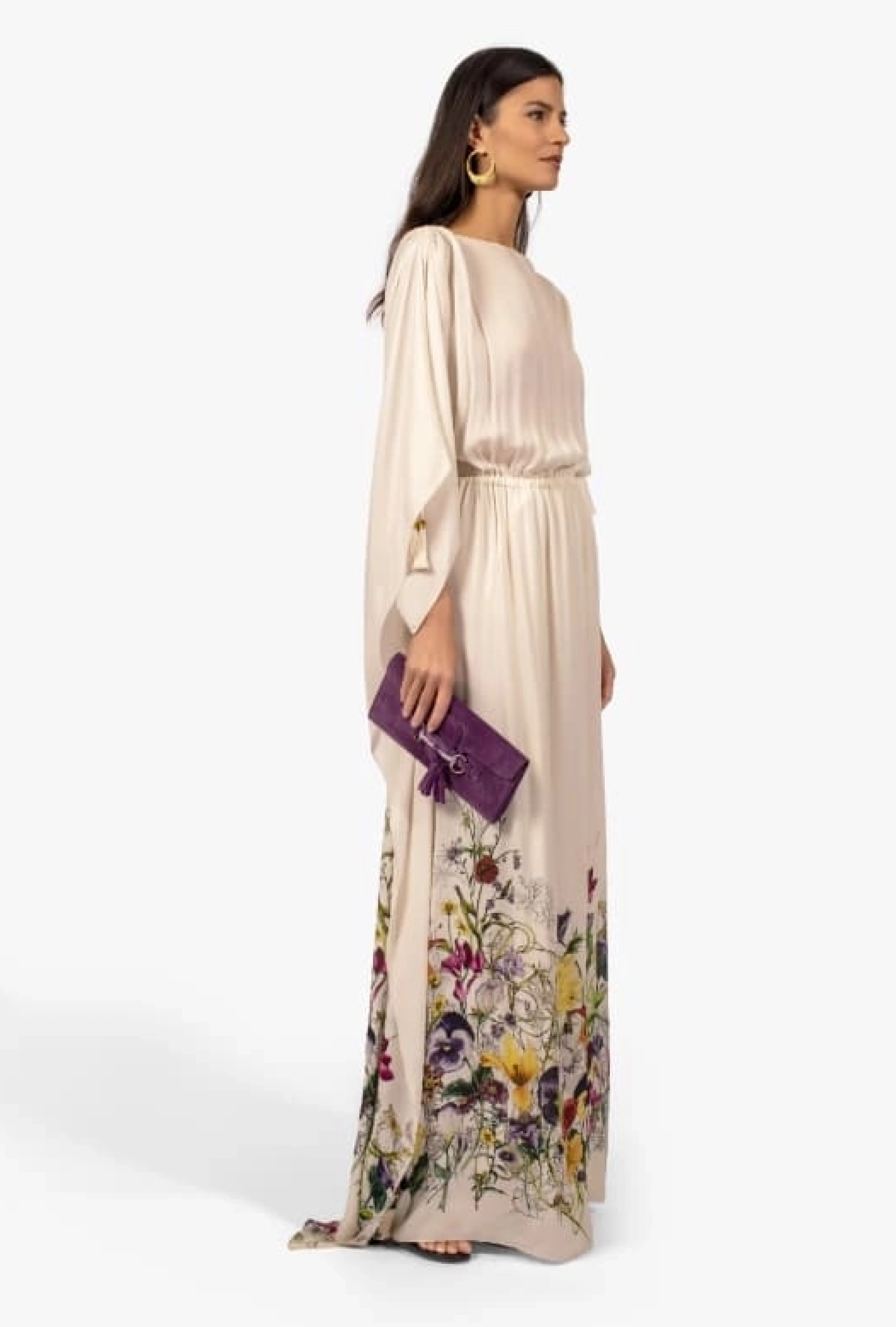 Robe Gucci Mousseline Flower