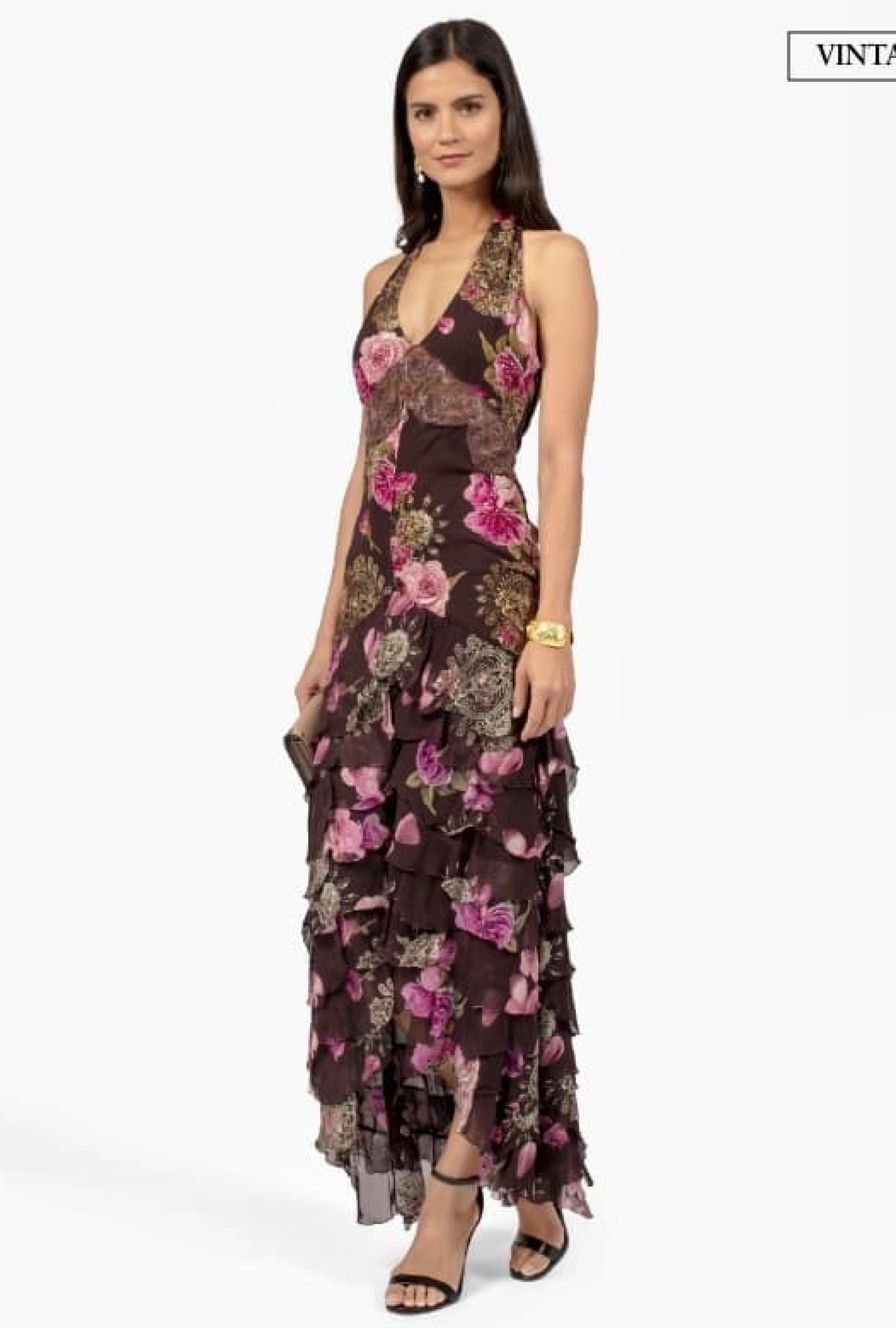 Robe Ungaro Purple Bloom