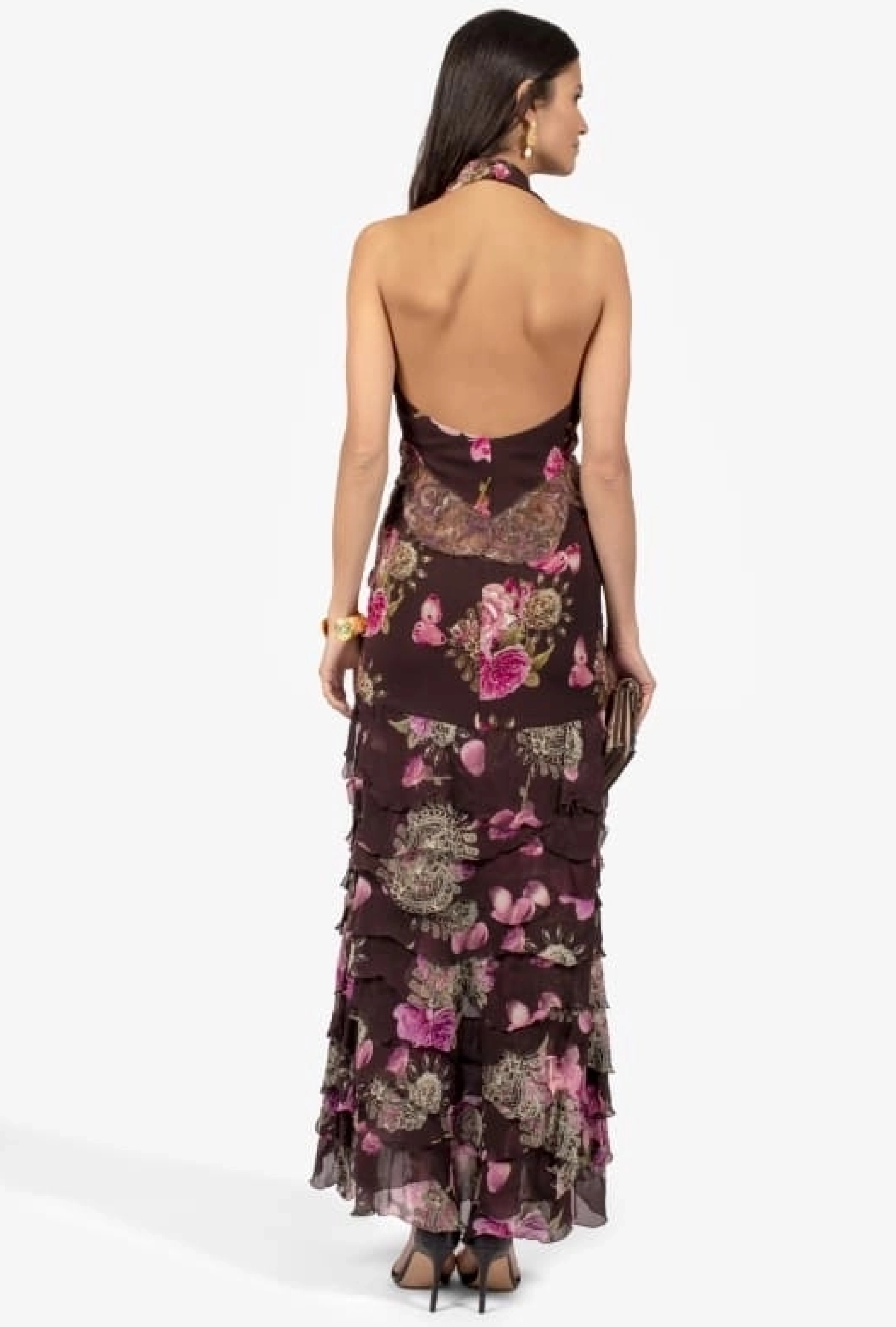 Robe Ungaro Purple Bloom