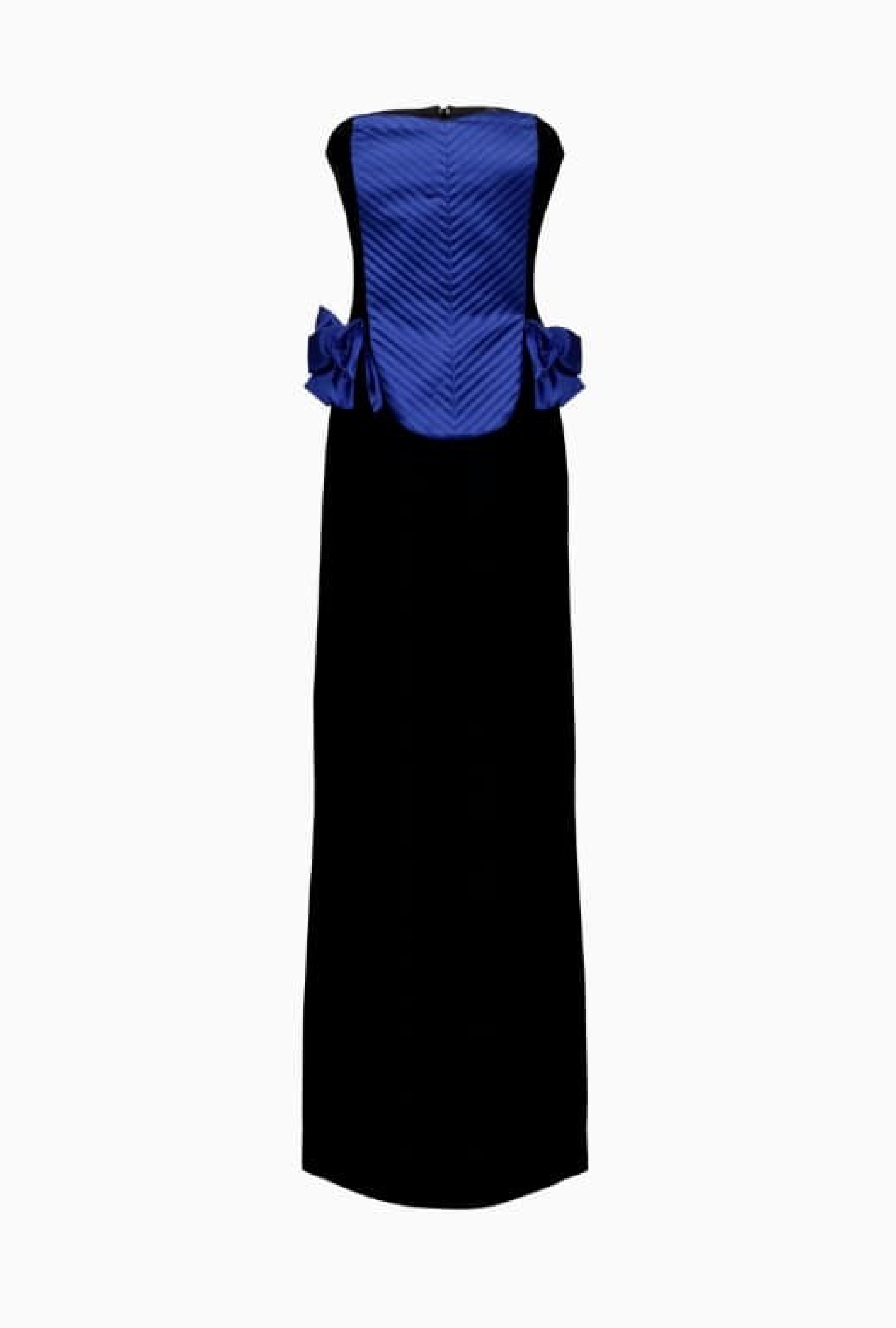 Robe Guy Laroche Blue Bustier