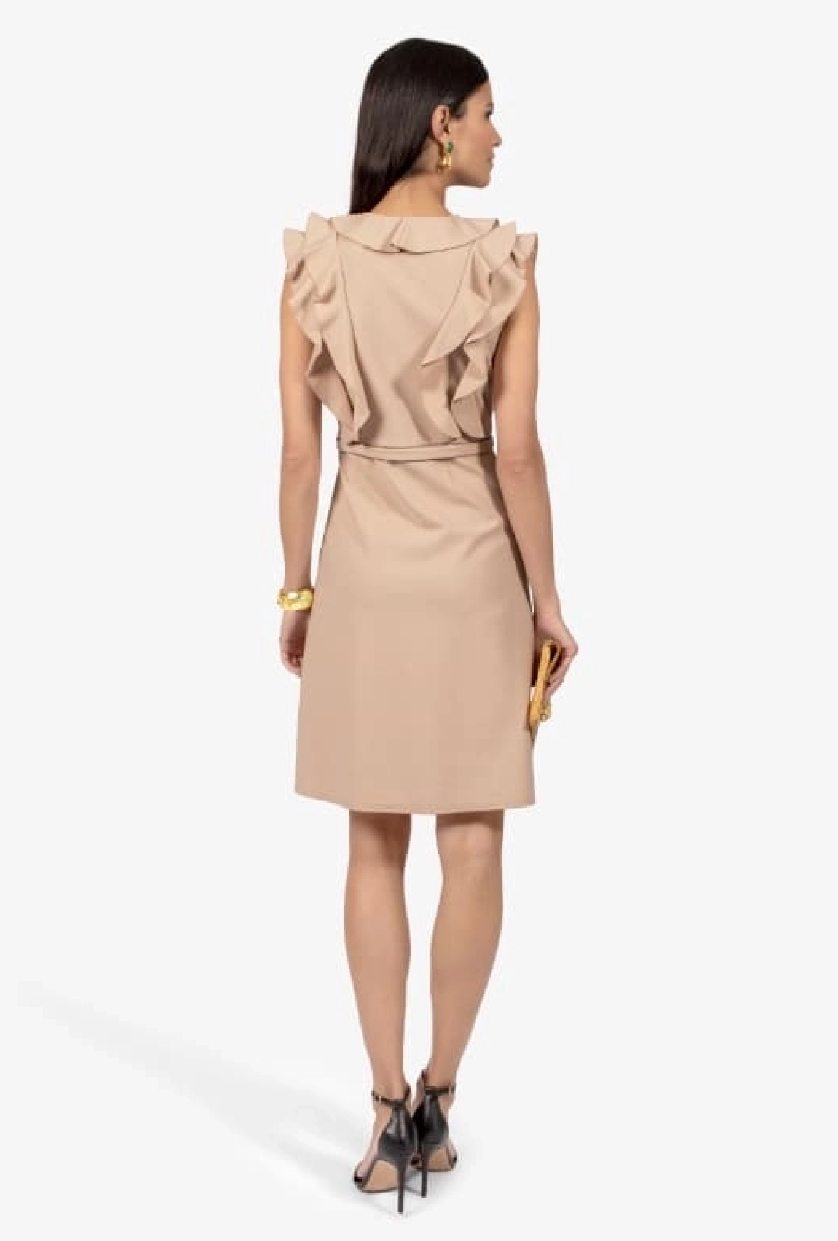 Robe Valentino Champagne Gather