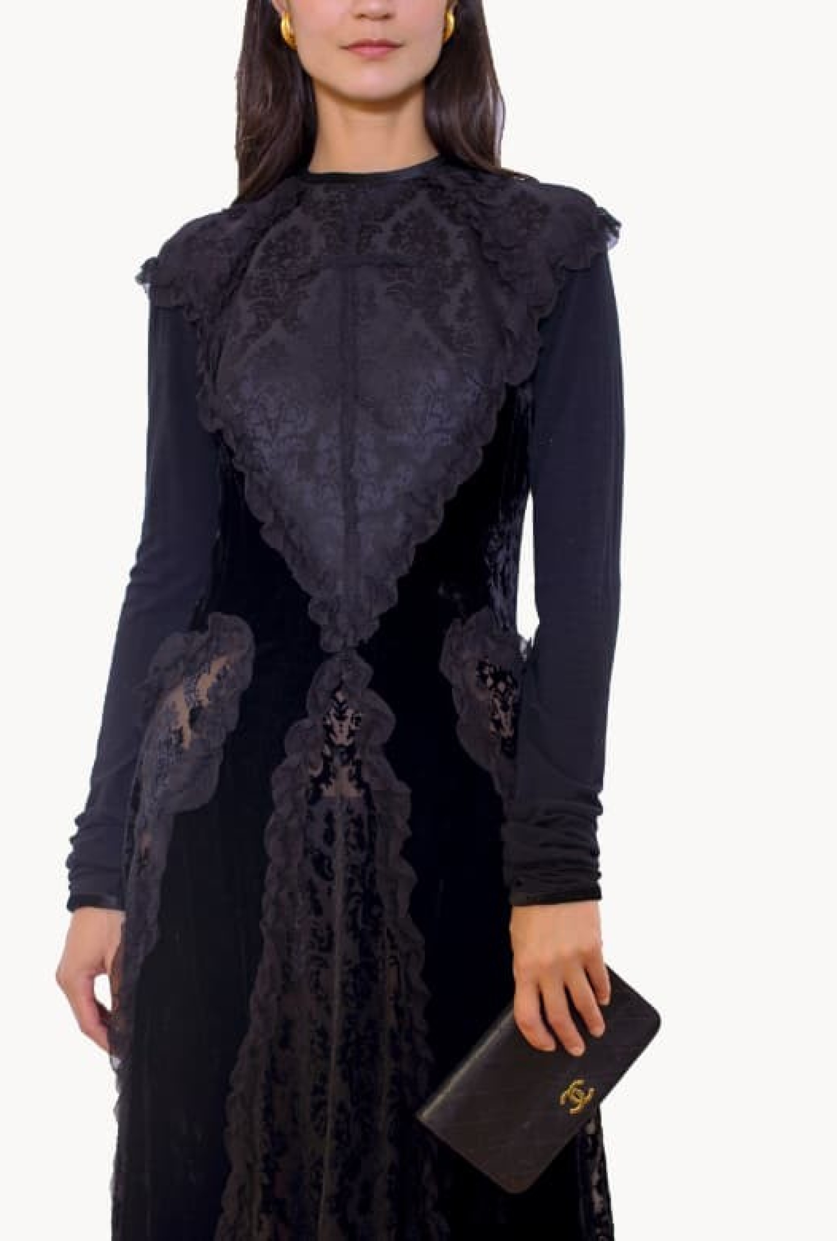 Robe Givenchy Velours Noire
