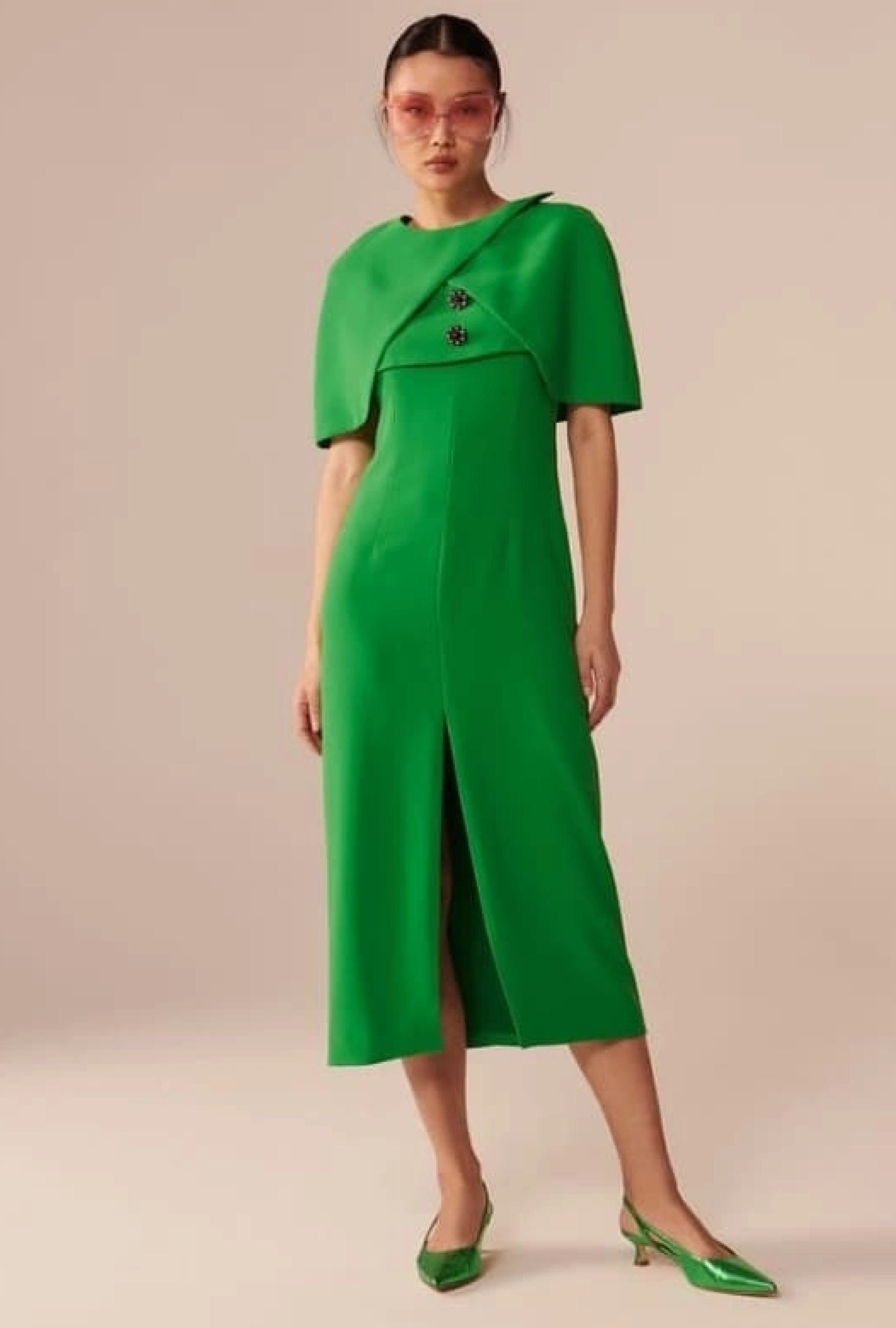 Cape Tara Jarmon Valentina Emeraude