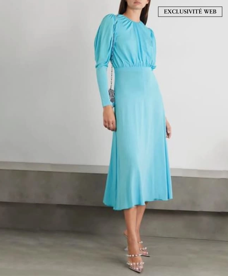 Robe Rotate Laura Bleue