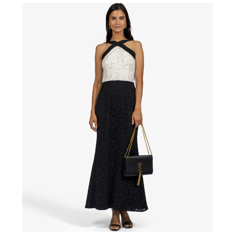 Robe Carolina Herrera Cross Lace