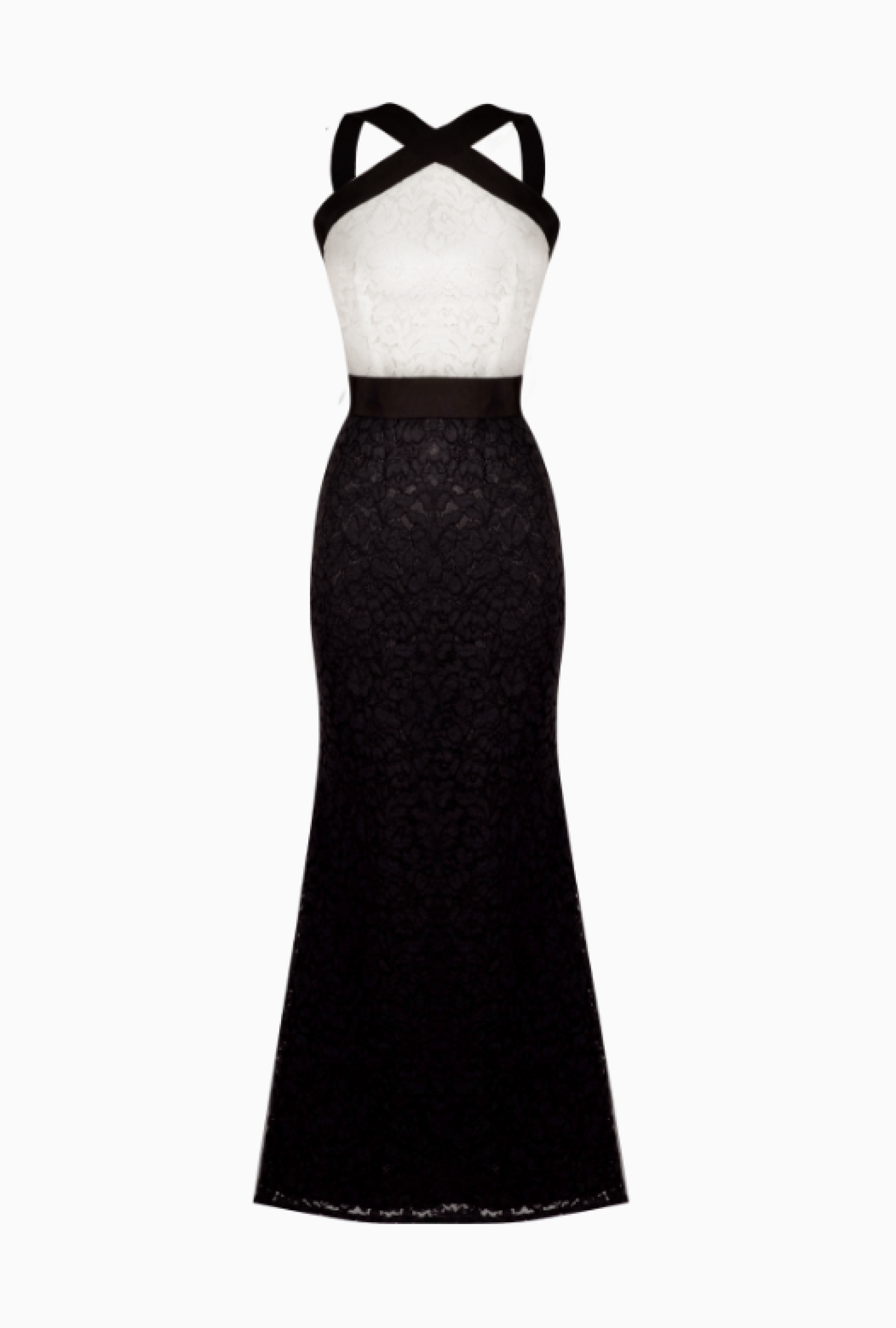 Robe Carolina Herrera Cross Lace