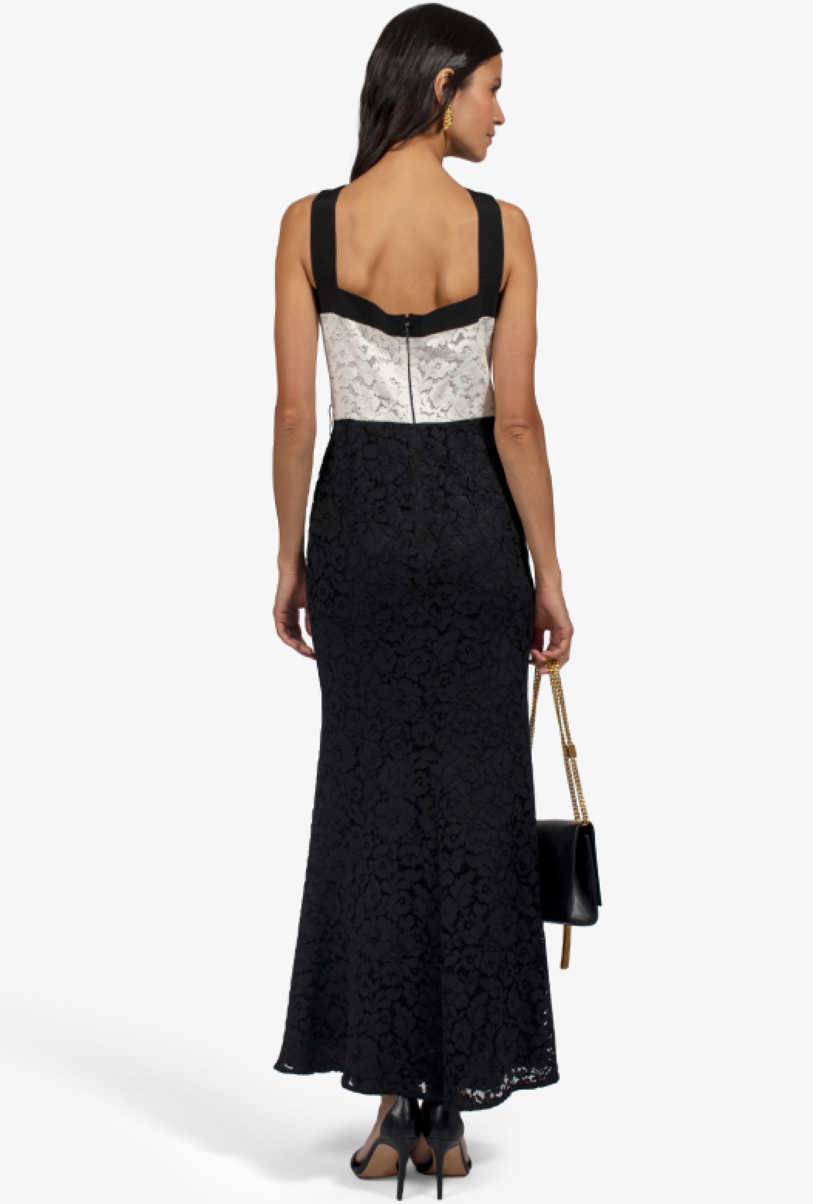 Robe Carolina Herrera Cross Lace