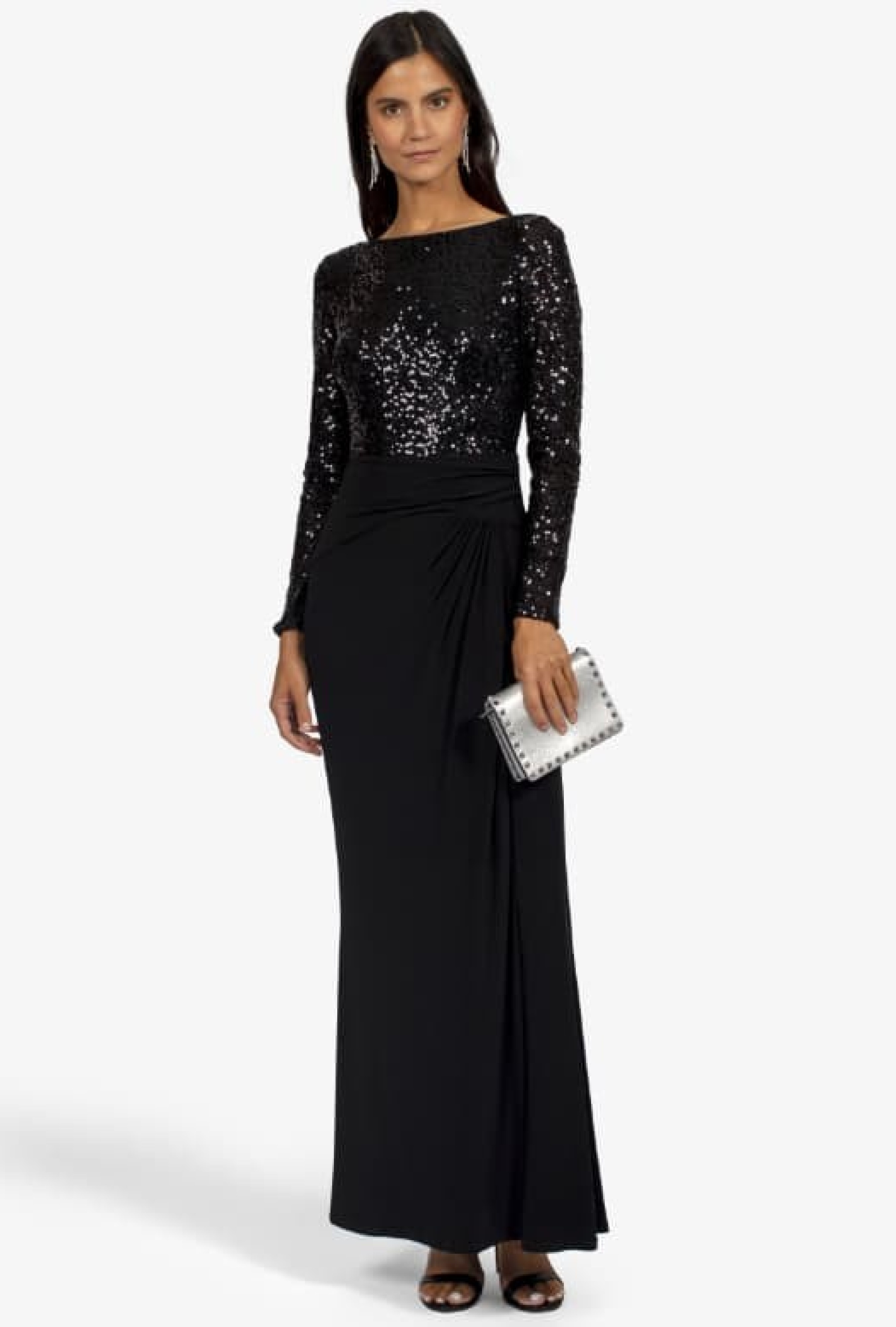 Robe Ralph Lauren Long Sleeves Sequined-Exclusivité web