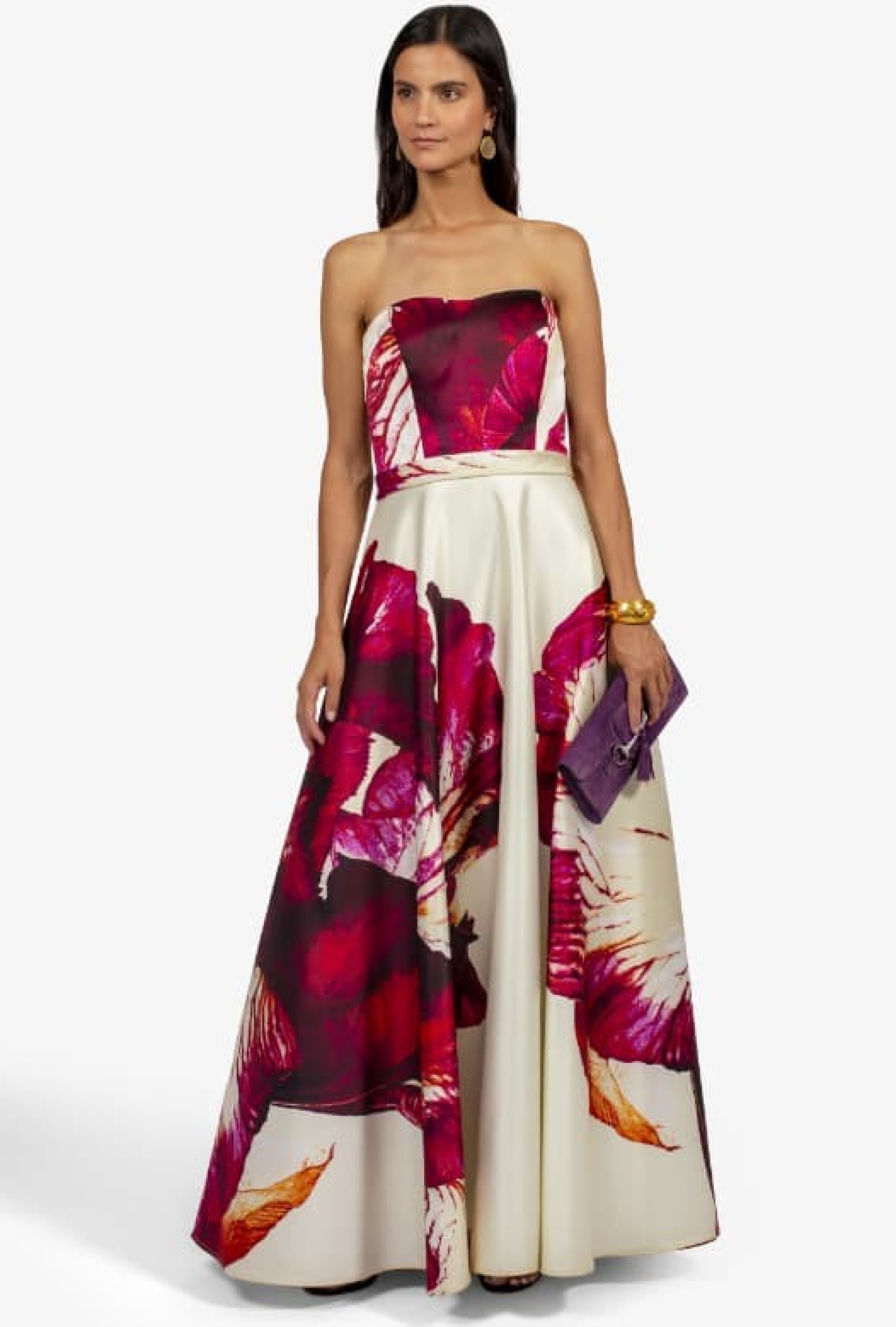 Robe Pronovias Bustier Pétales Blanche