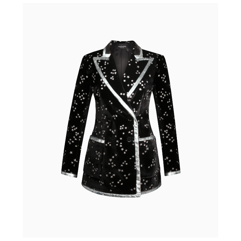 Veste Azzaro Imane Embroidered Black