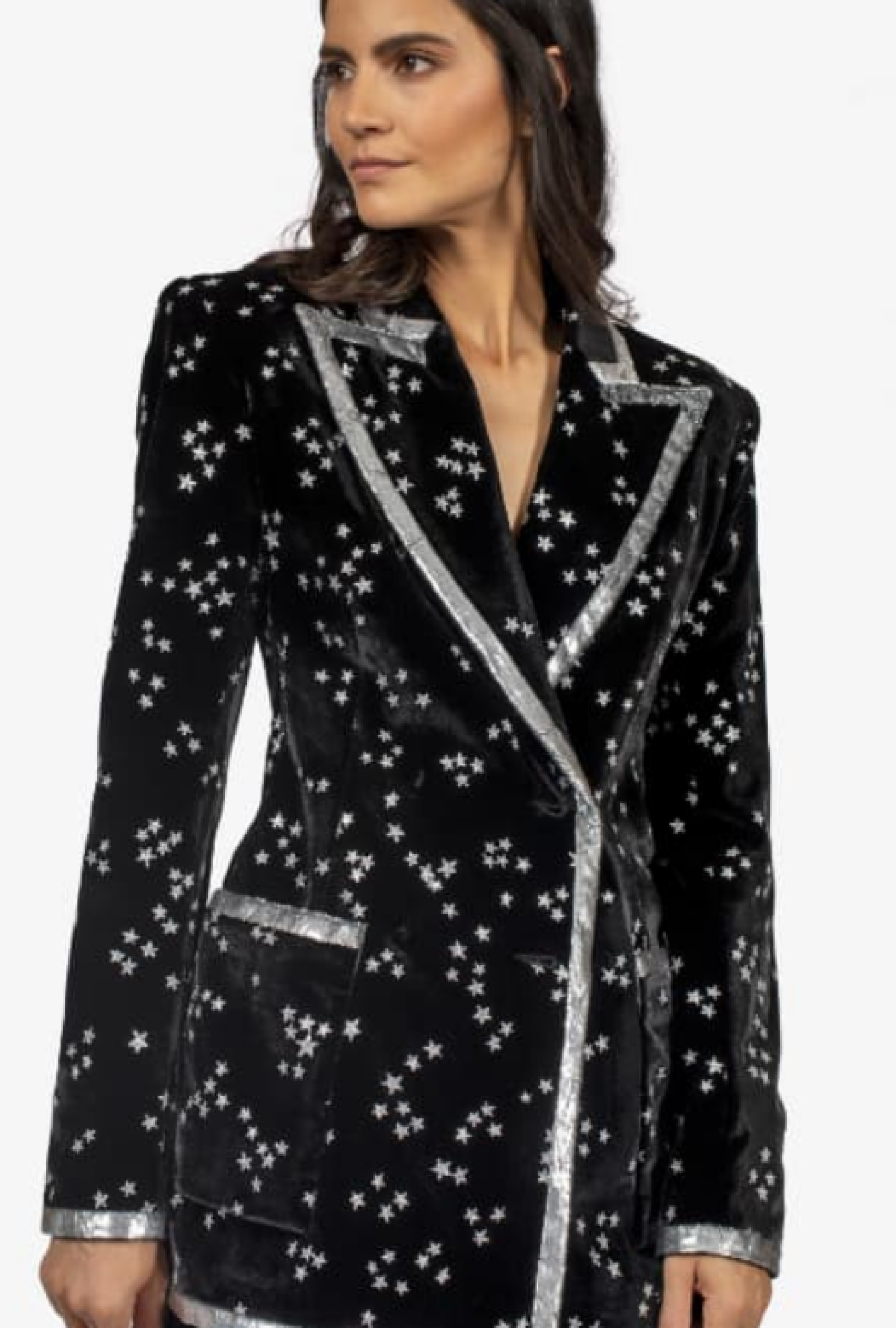 Veste Azzaro Imane Embroidered Black