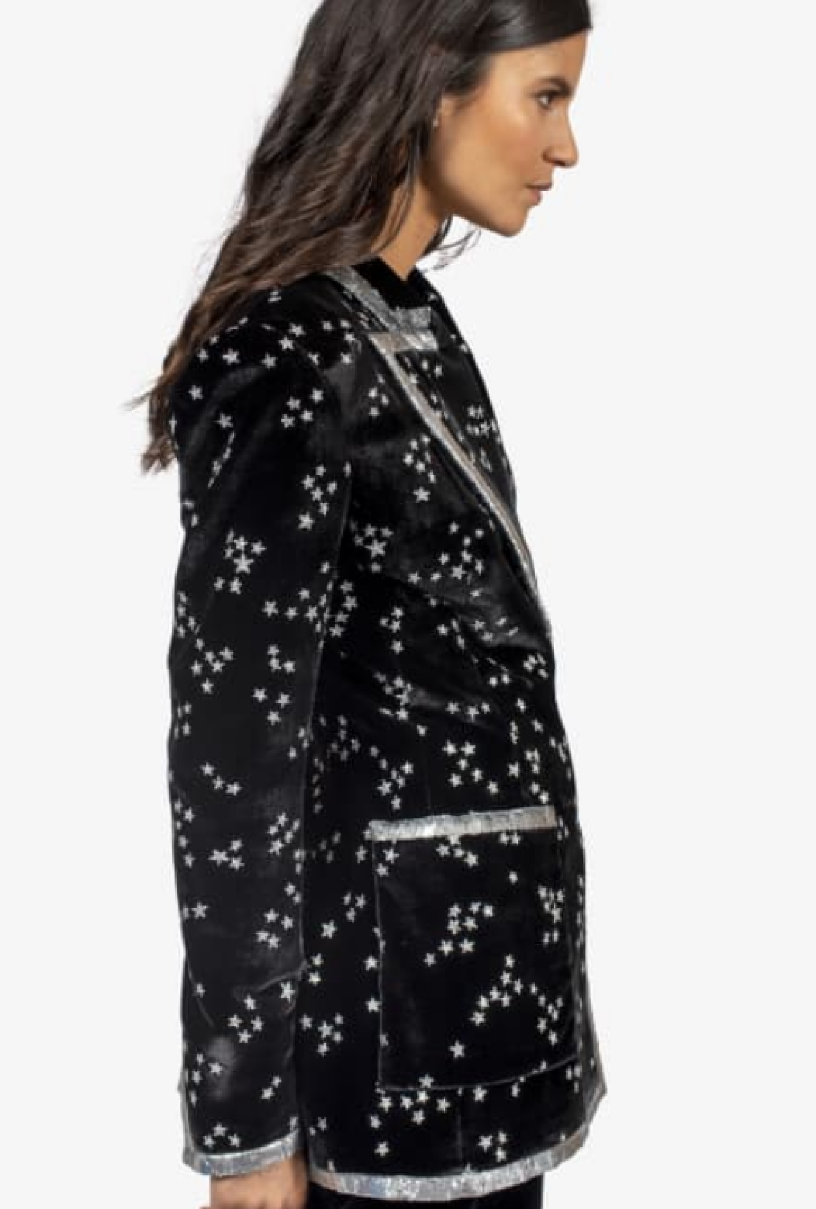 Veste Azzaro Imane Embroidered Black