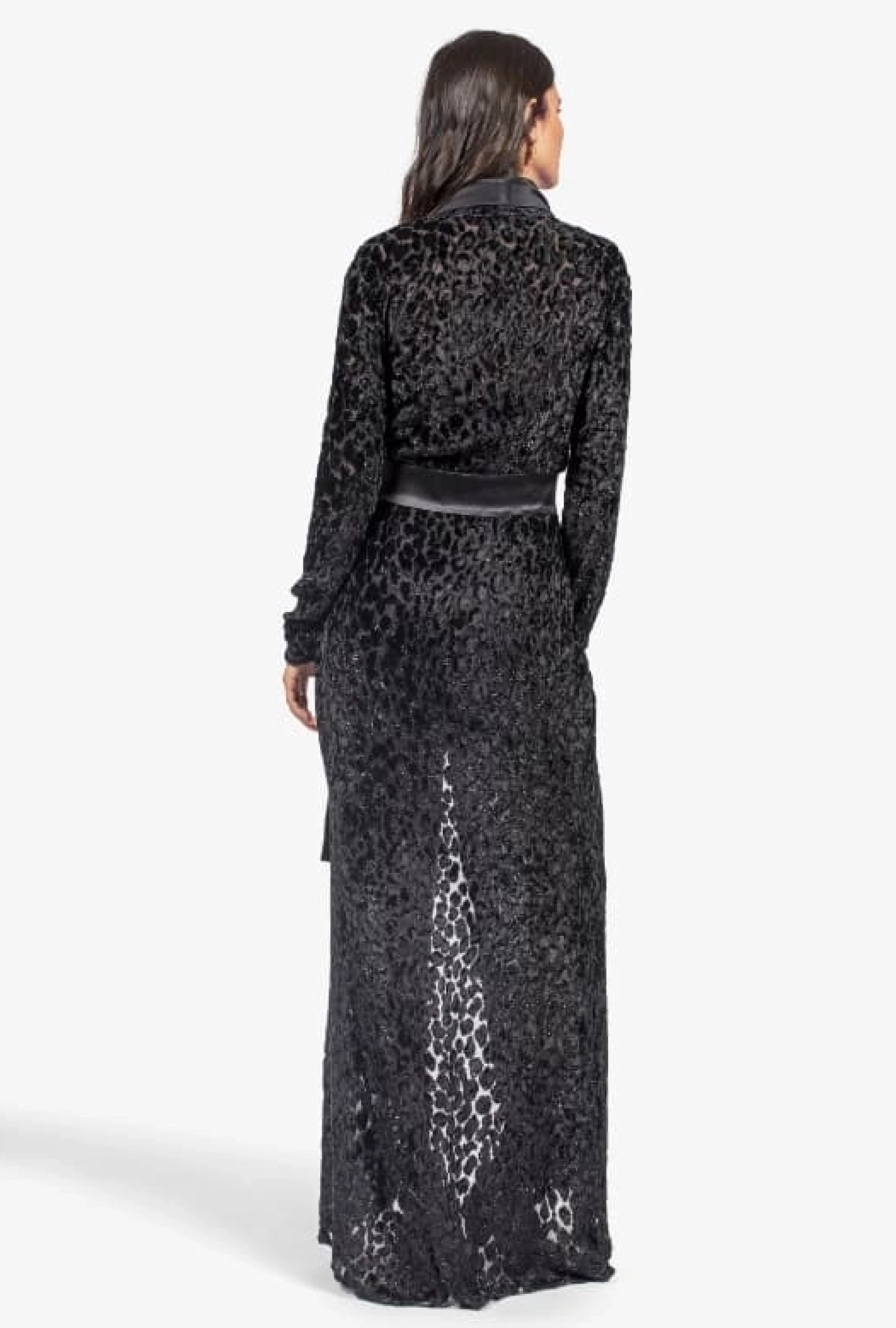 Robe Azzaro Velvet Leopard