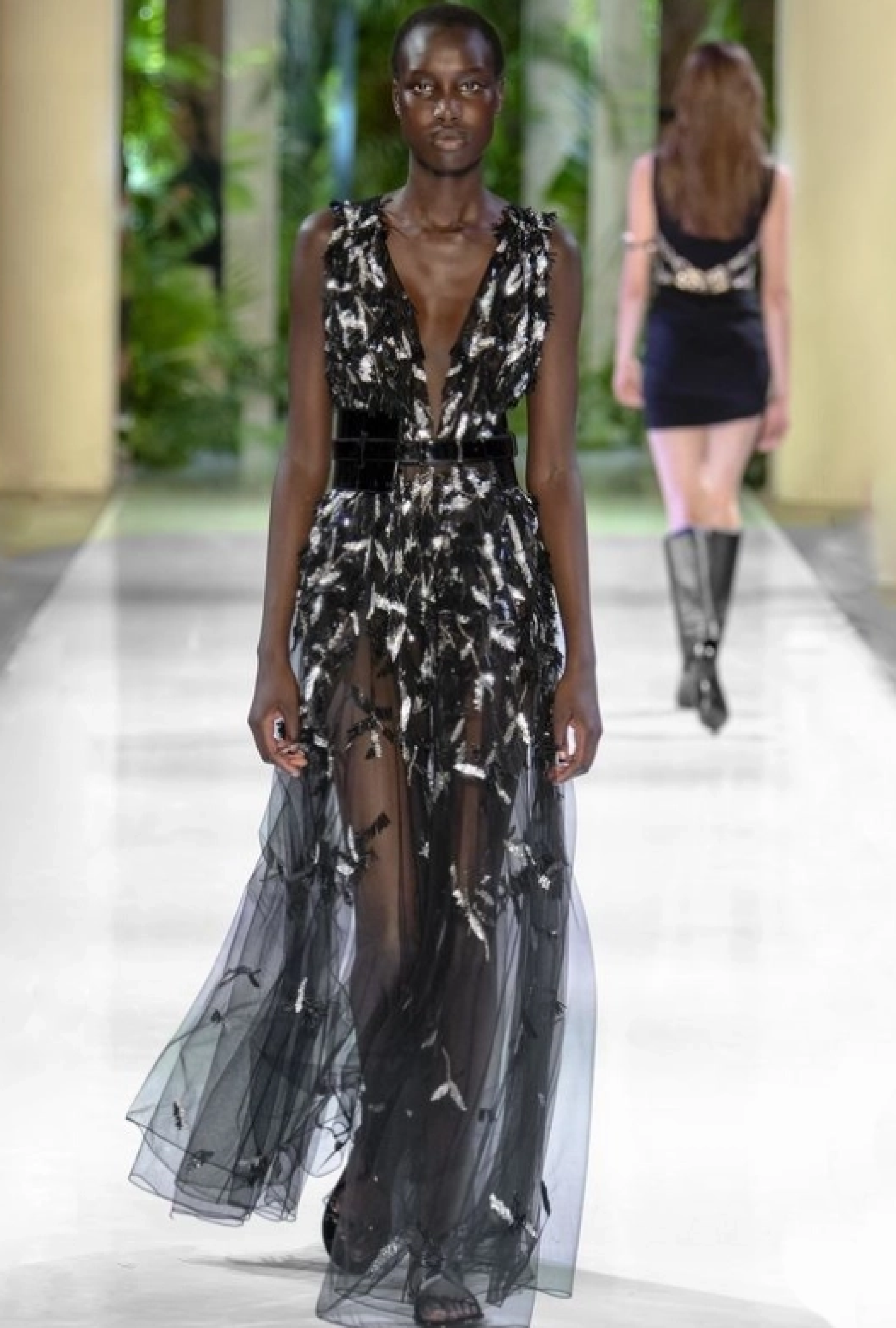 Robe Azzaro Demoiselle Black Silver