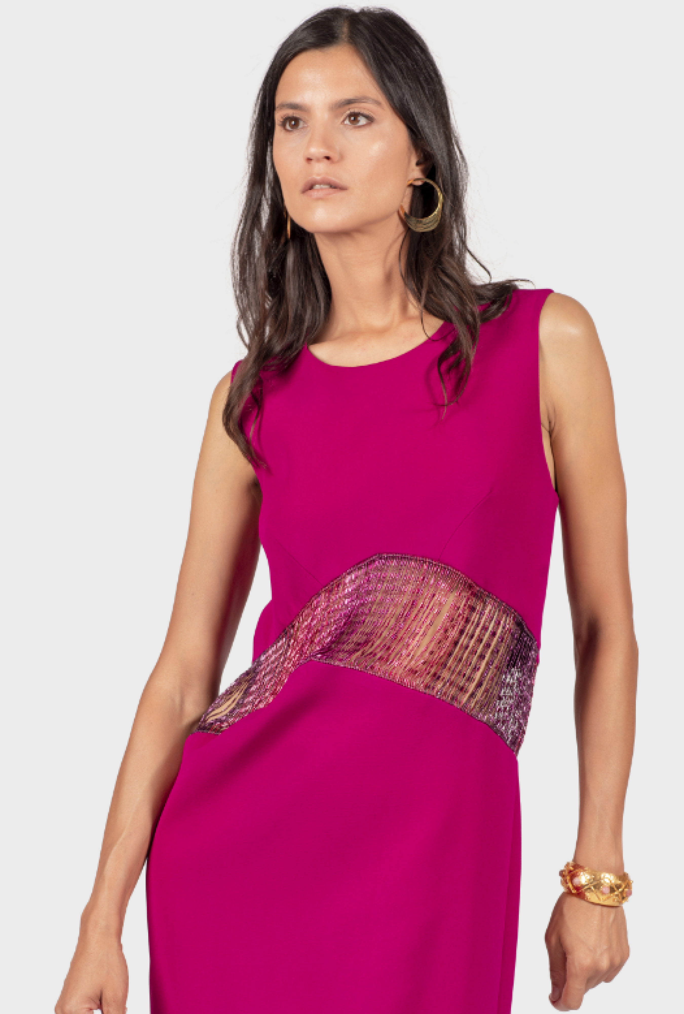 Robe Azzaro Dorine Fuchsia