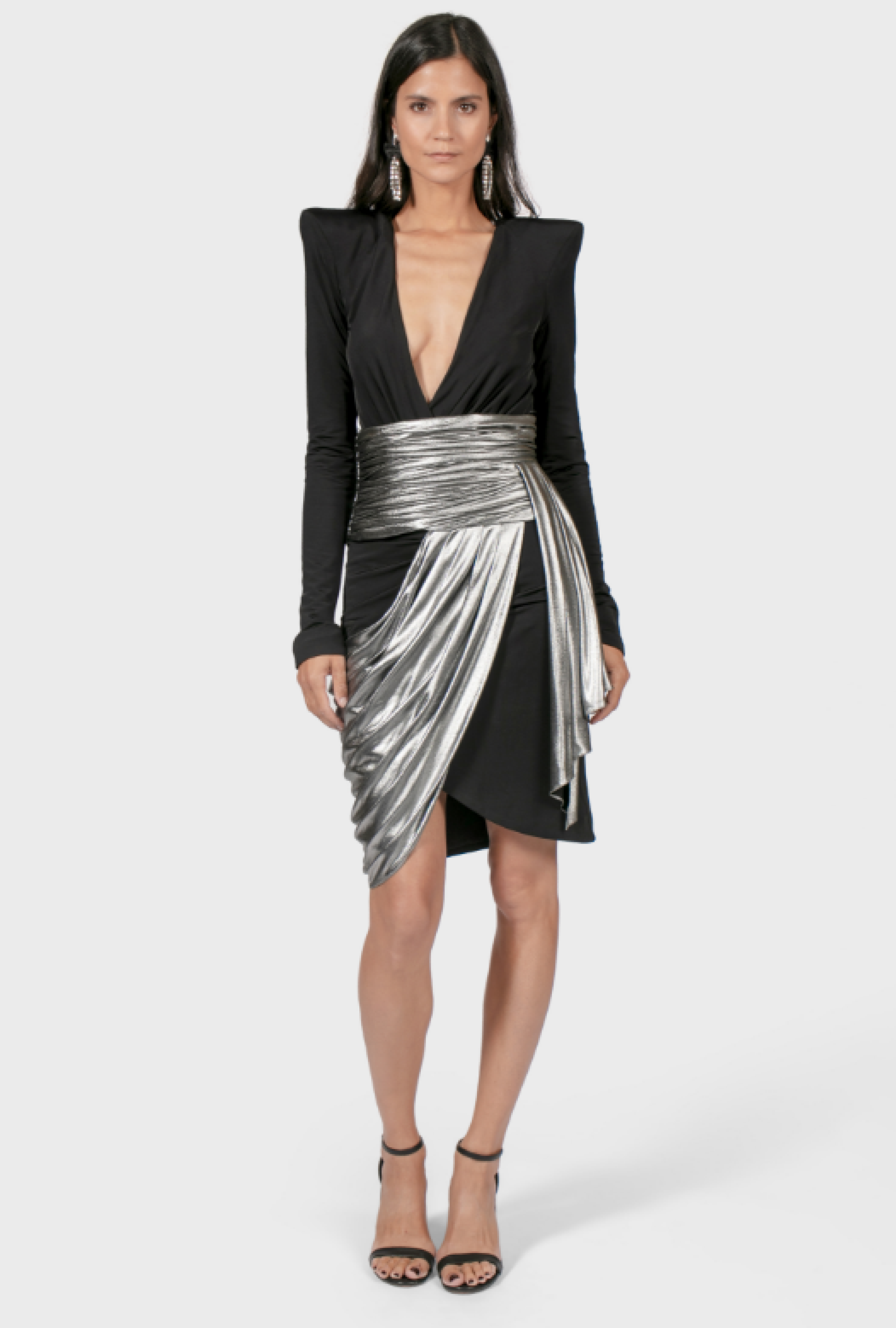 Robe Azzaro Volants Black