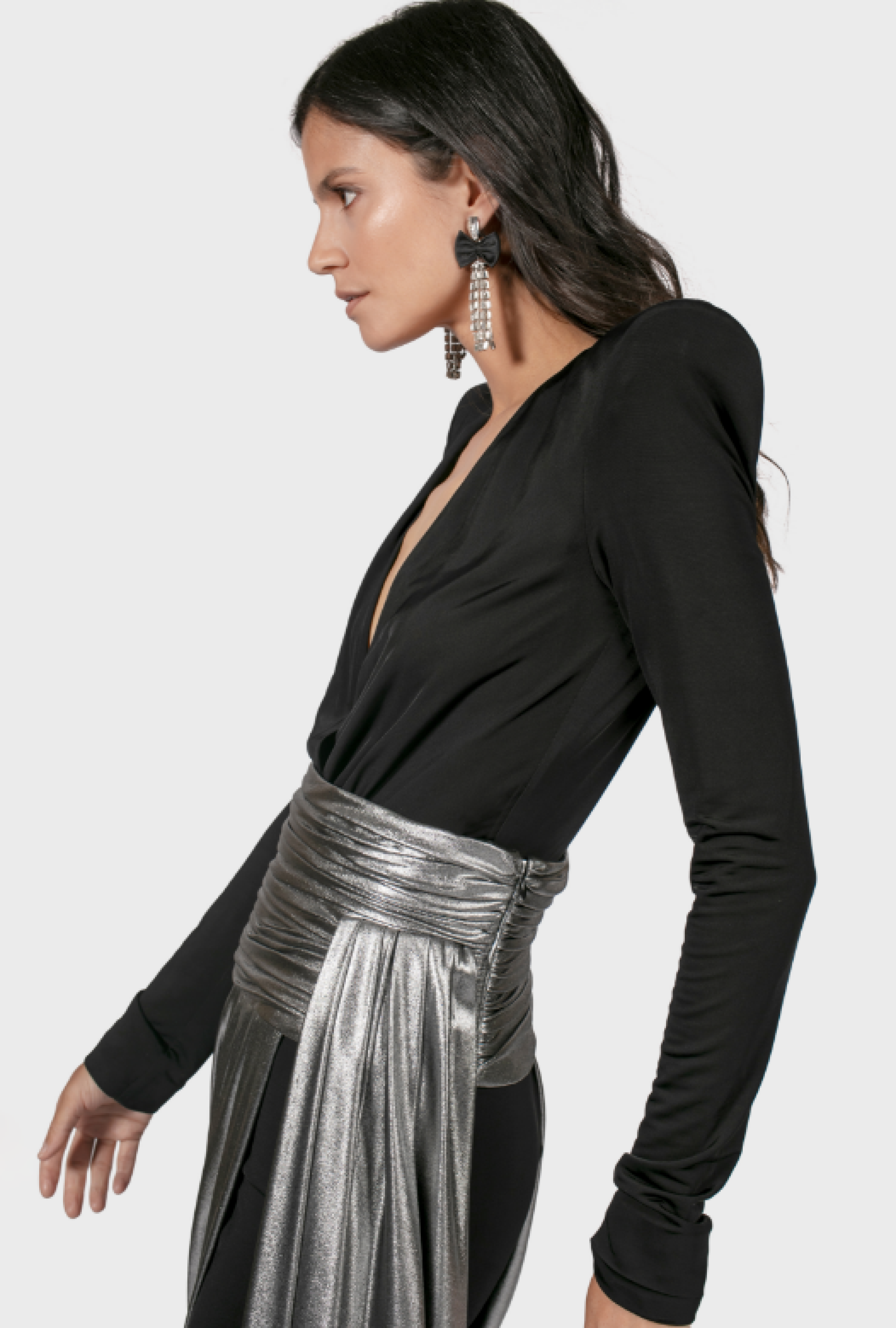 Robe Azzaro Volants Black