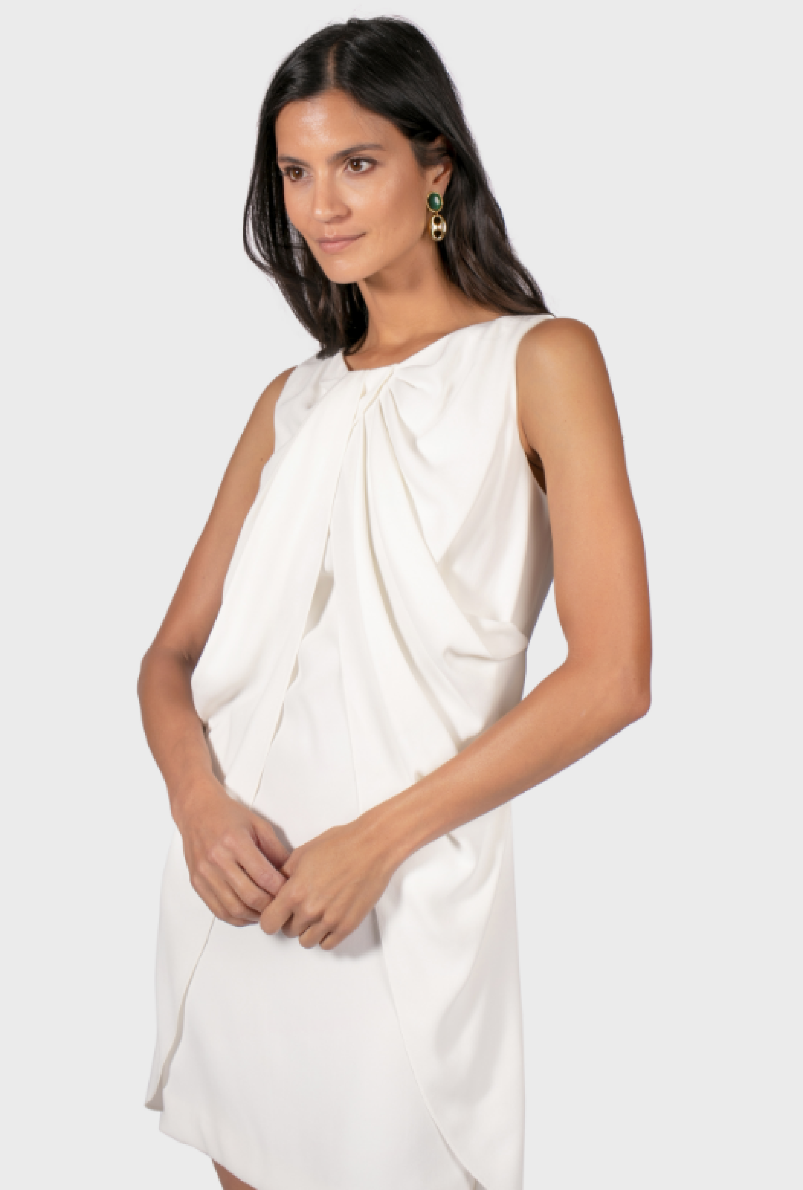 Robe Azzaro Draped White