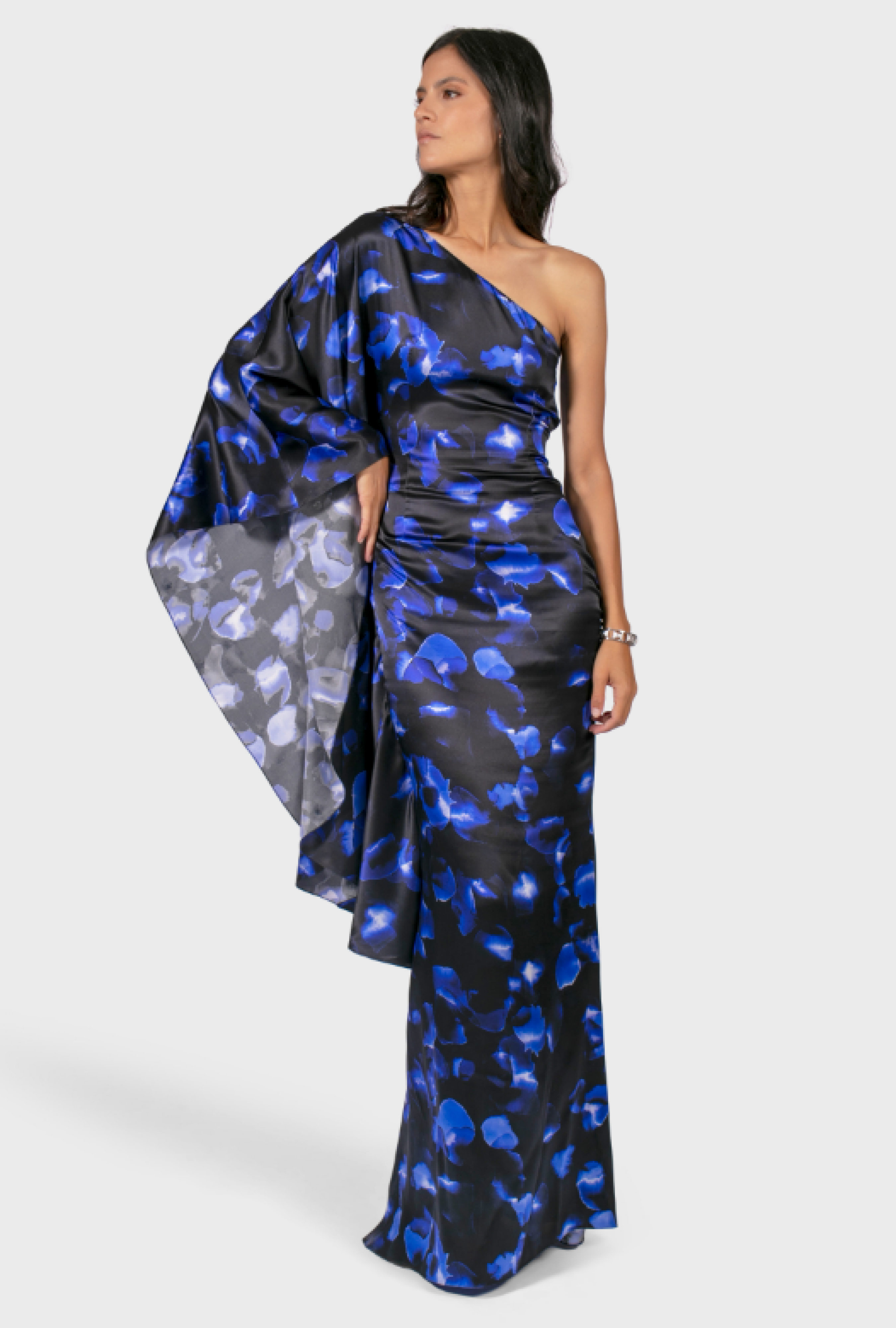 Robe Azzaro Blue Petals