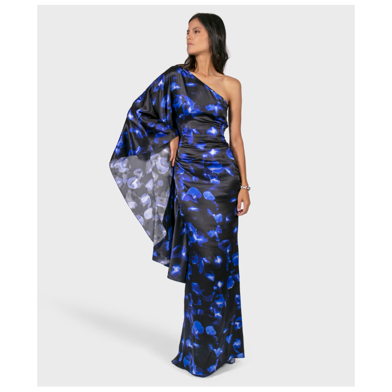 Robe Azzaro Blue Petals