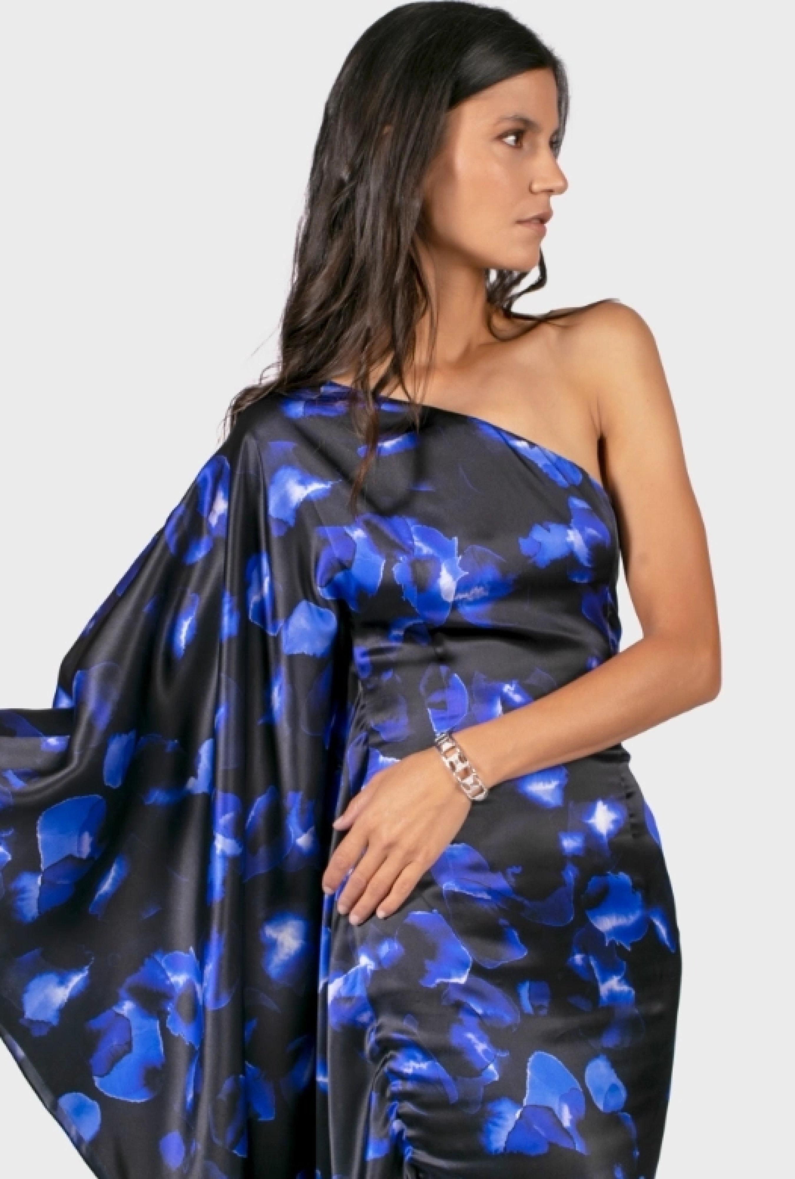 Robe Azzaro Blue Petals