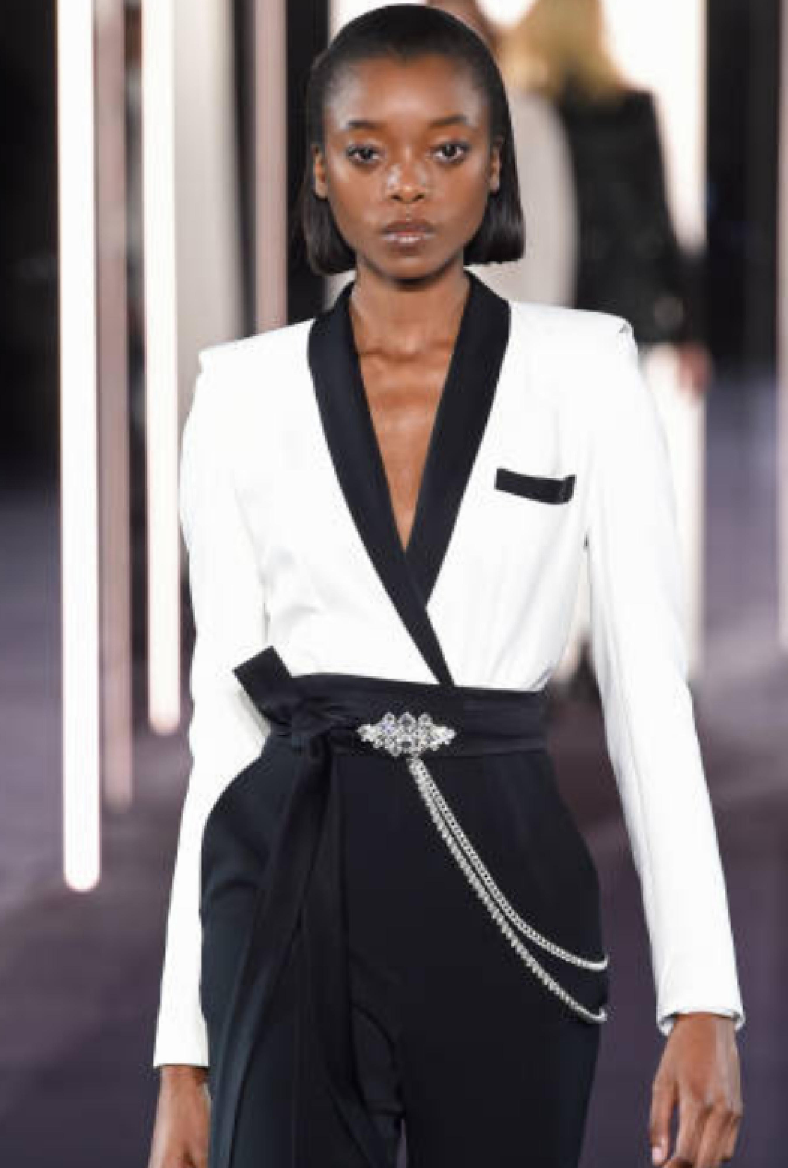 Combinaison Azzaro Cigale Noir et Blanc