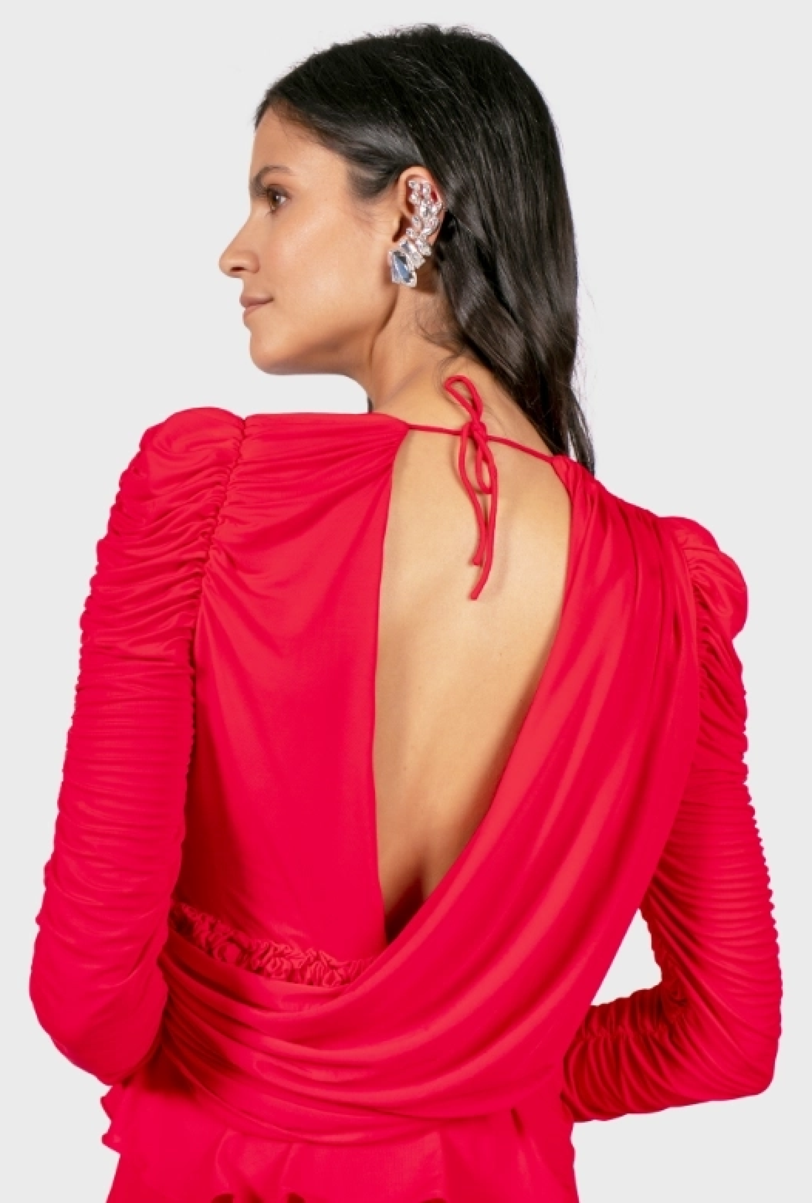 Robe Azzaro Georgia Rouge