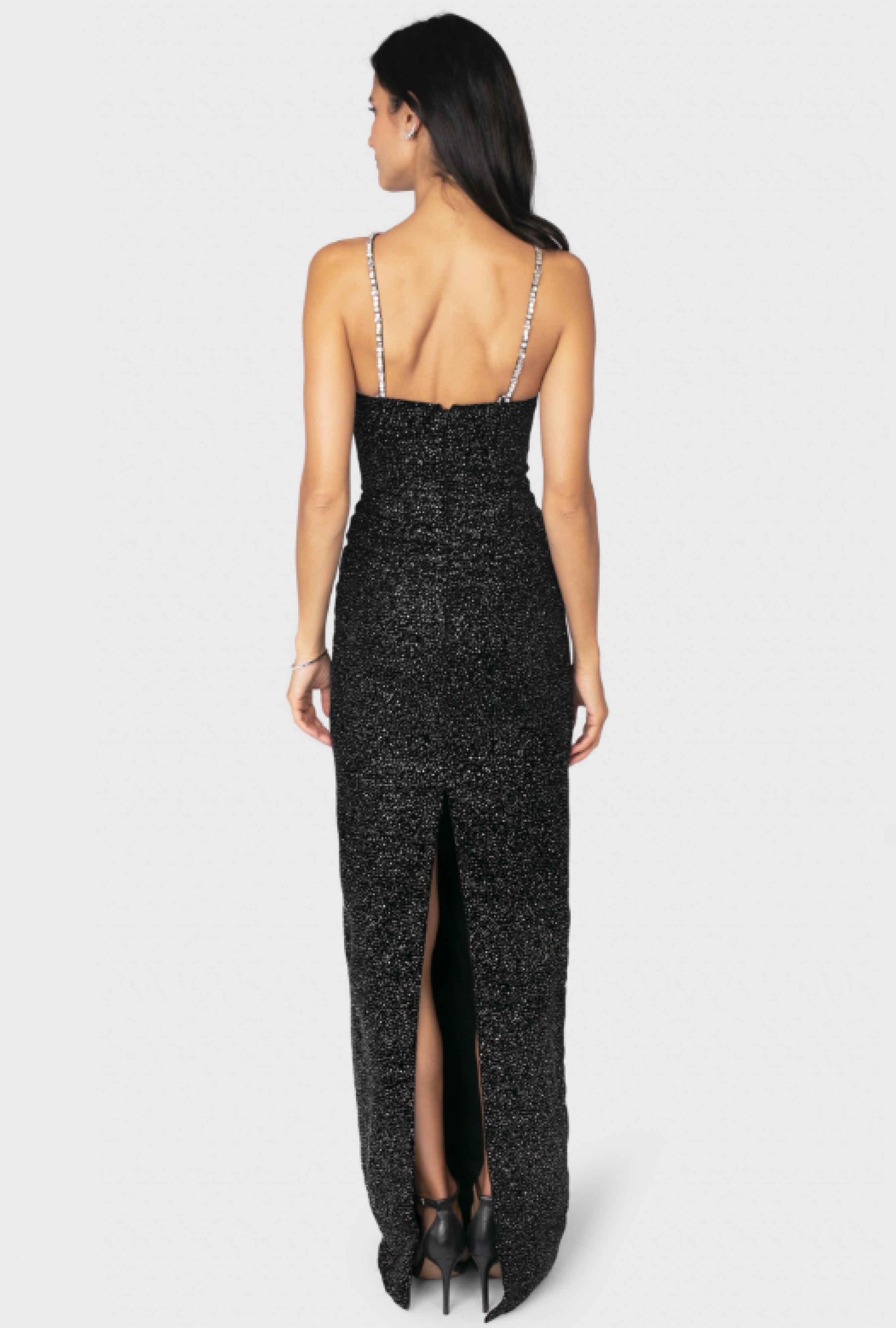 Robe Azzaro Iriana Velvet Rhinestone