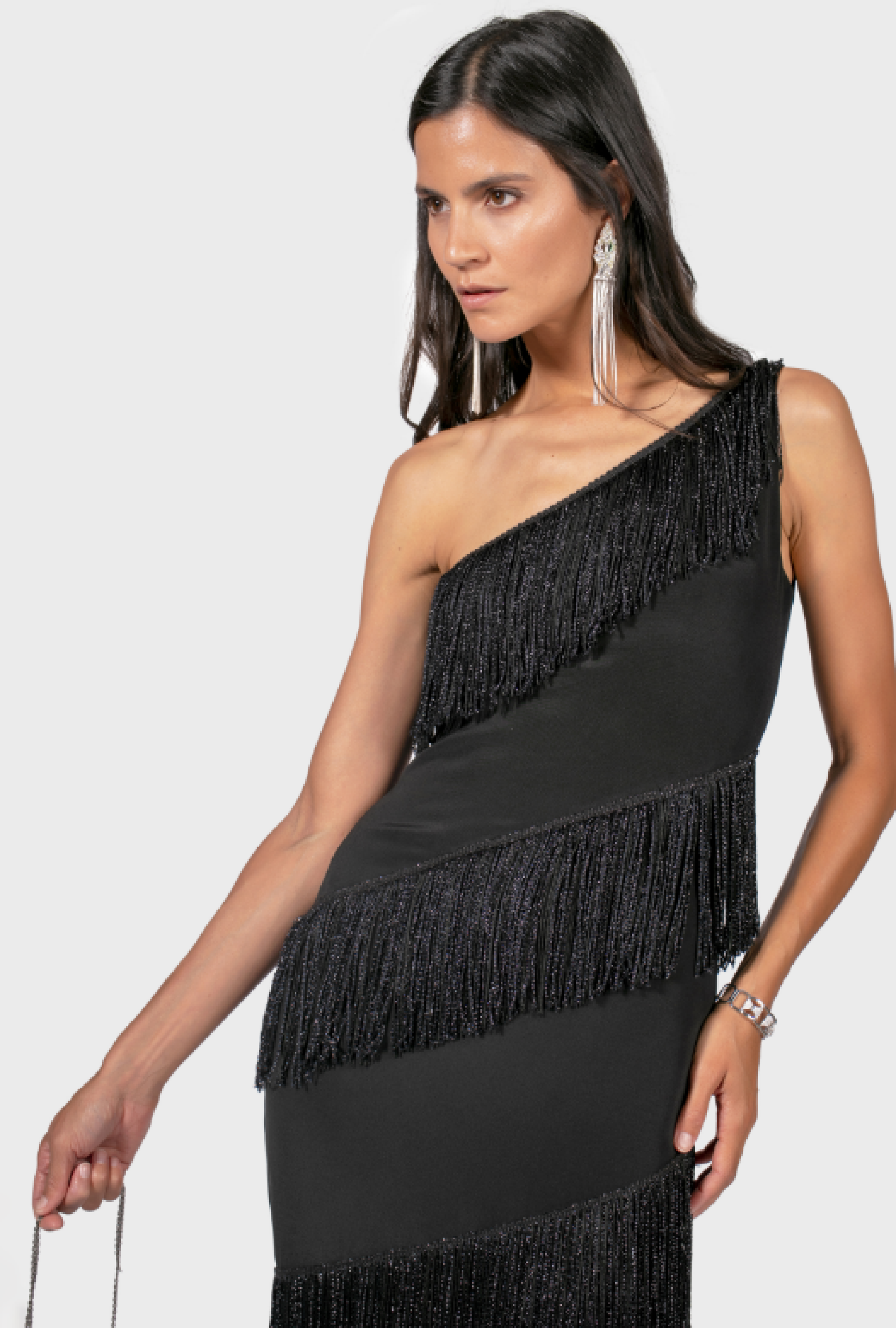 Robe Azzaro Asymétrique à Franges