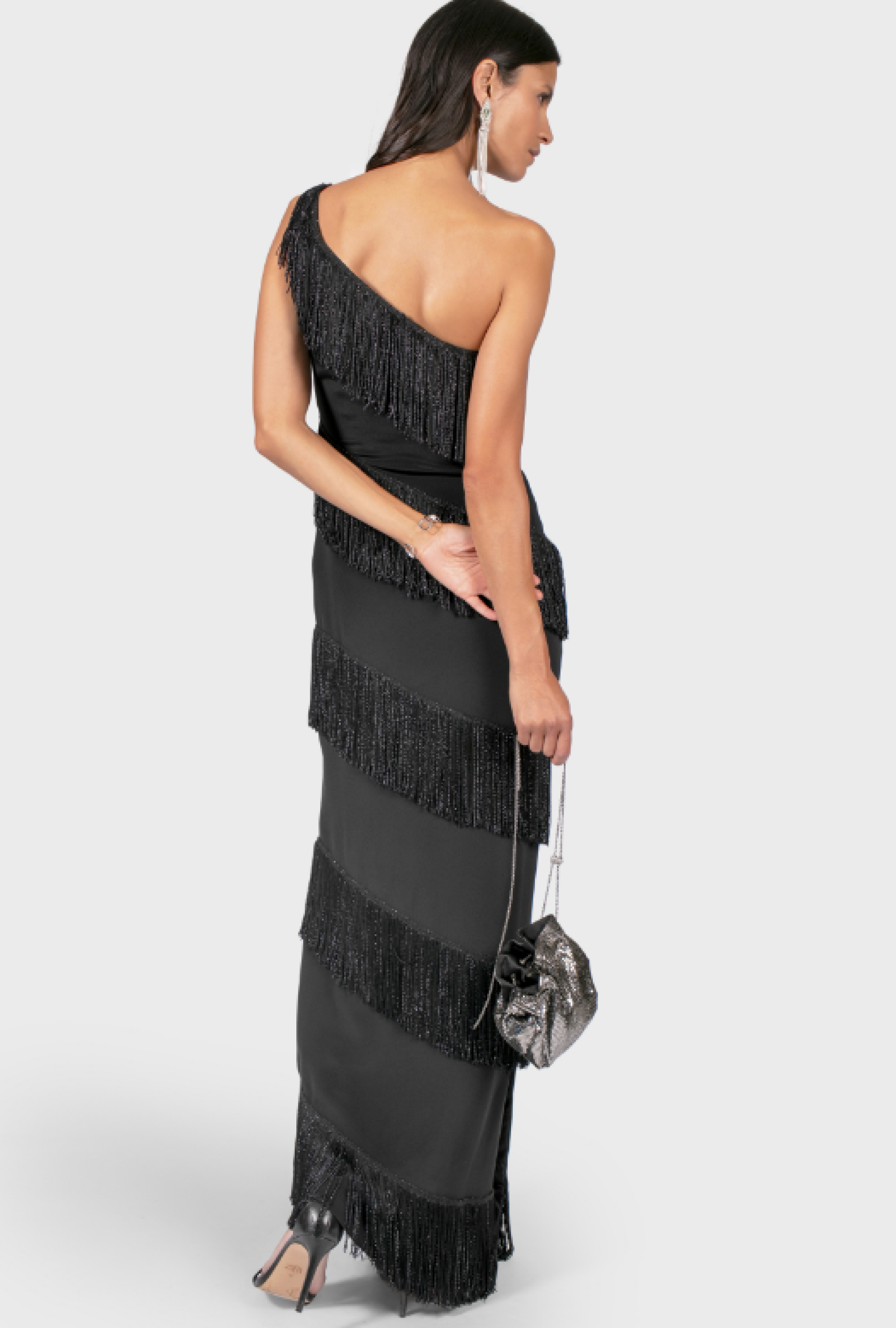 Robe Azzaro Asymétrique à Franges