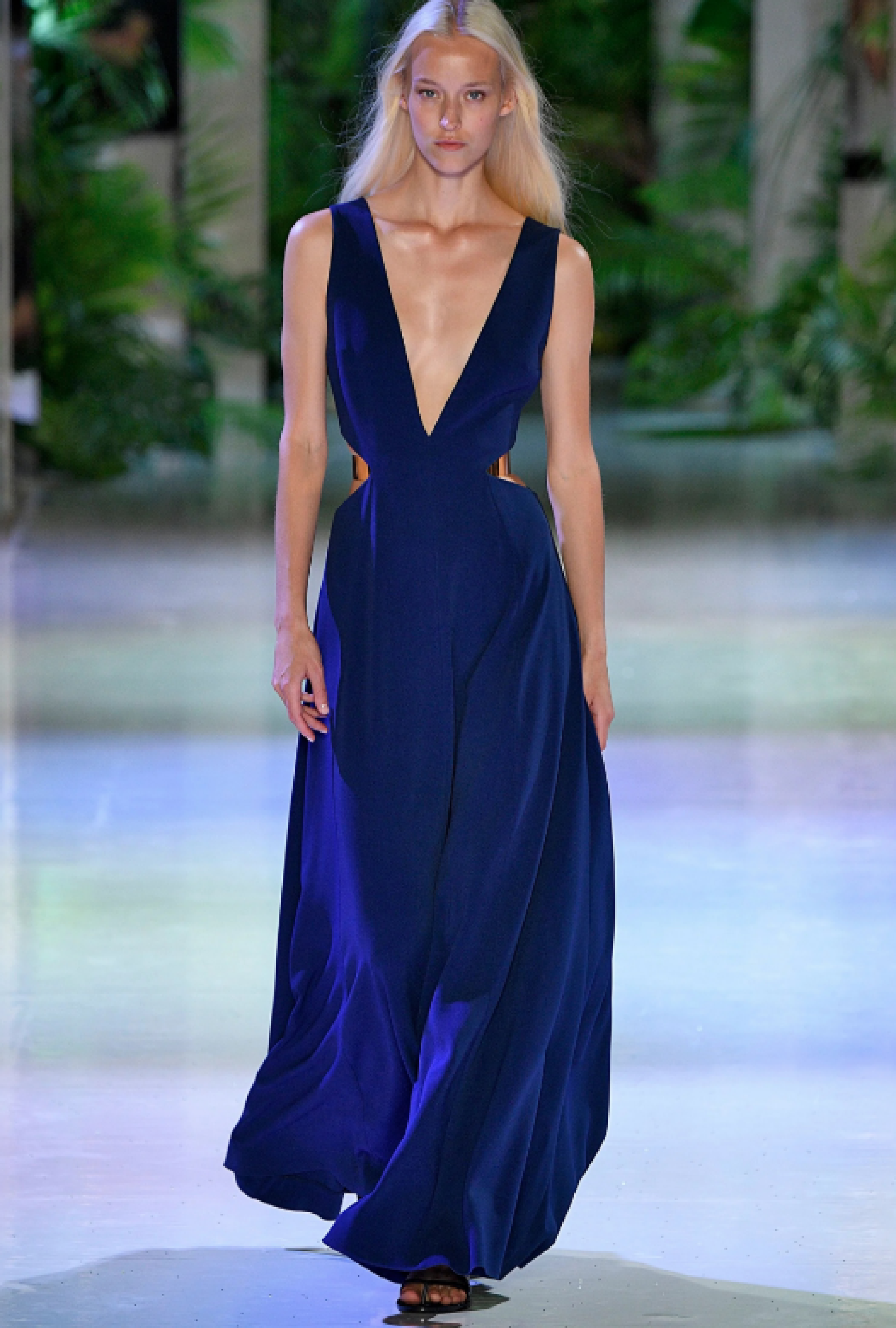 Robe Azzaro Dasha Bleu