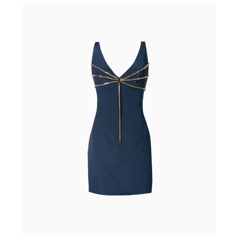 Robe Azzaro Blue & Gold