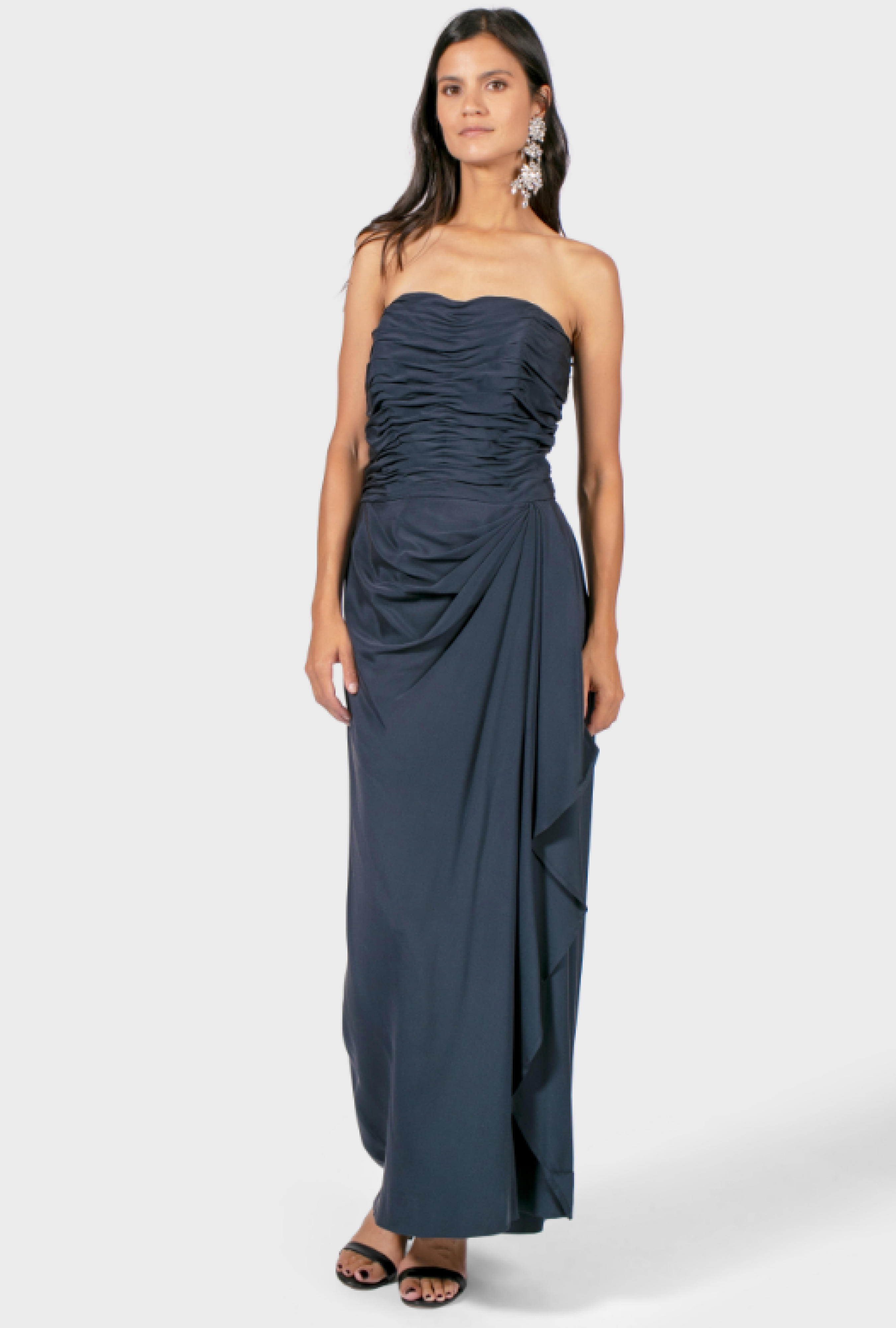 Robe Azzaro Draped Blue
