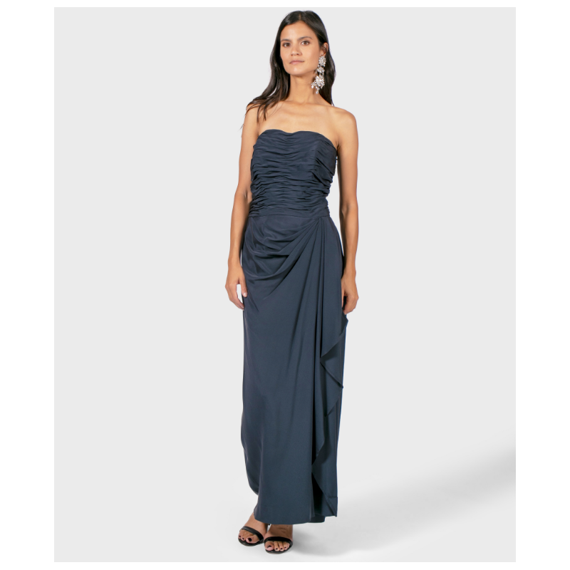 Robe Azzaro Draped Blue