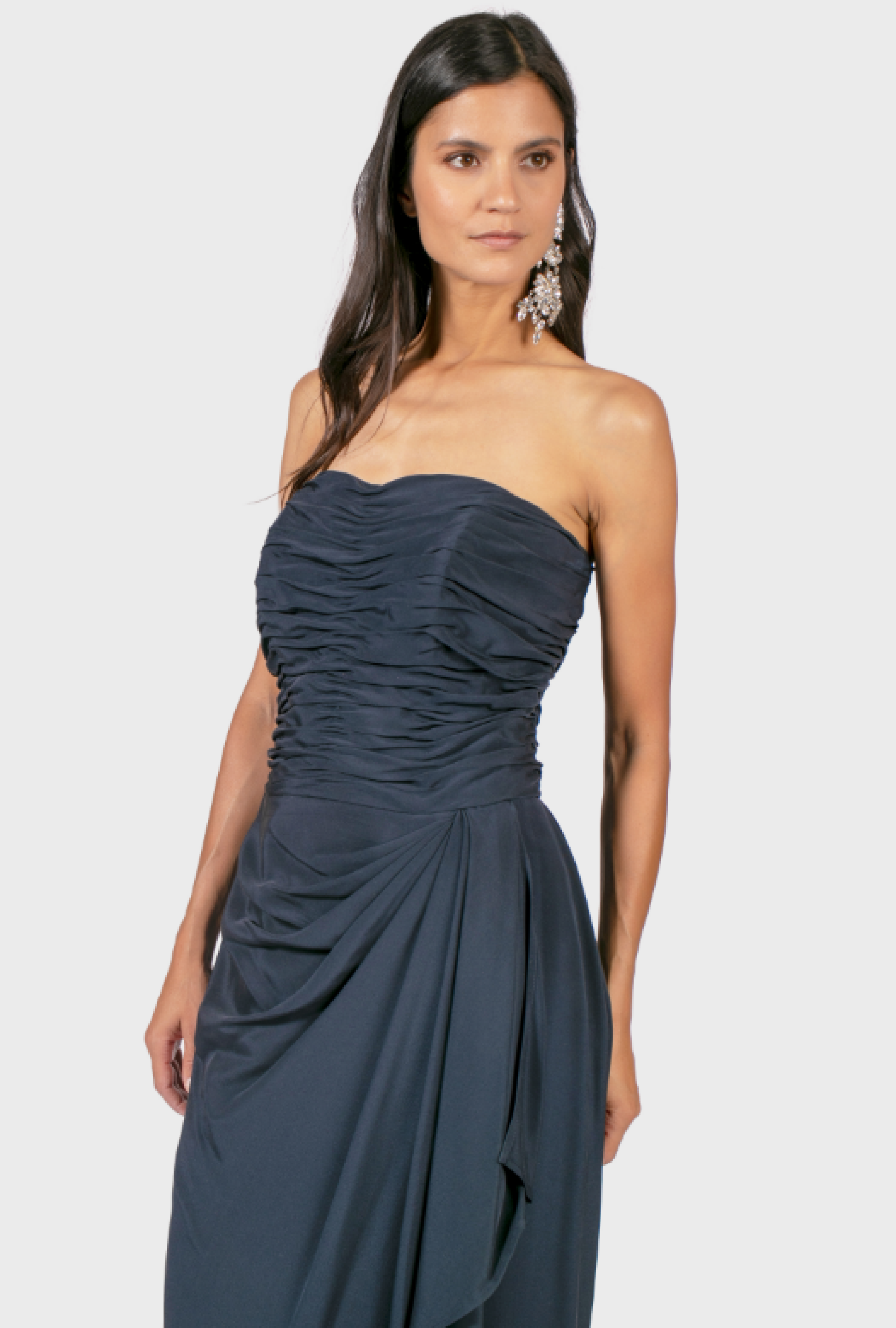 Robe Azzaro Draped Blue