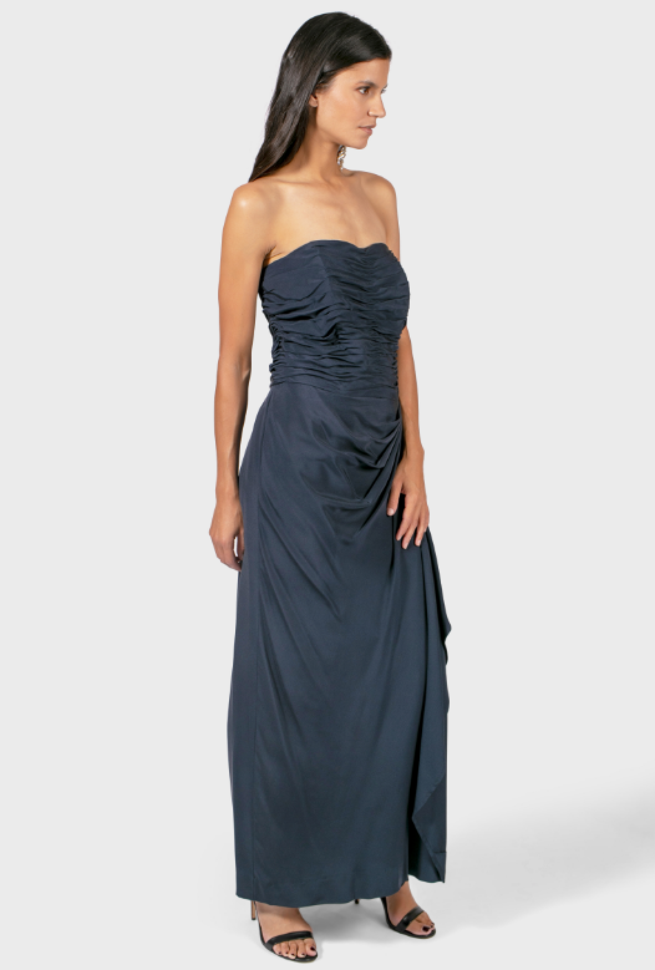 Robe Azzaro Draped Blue