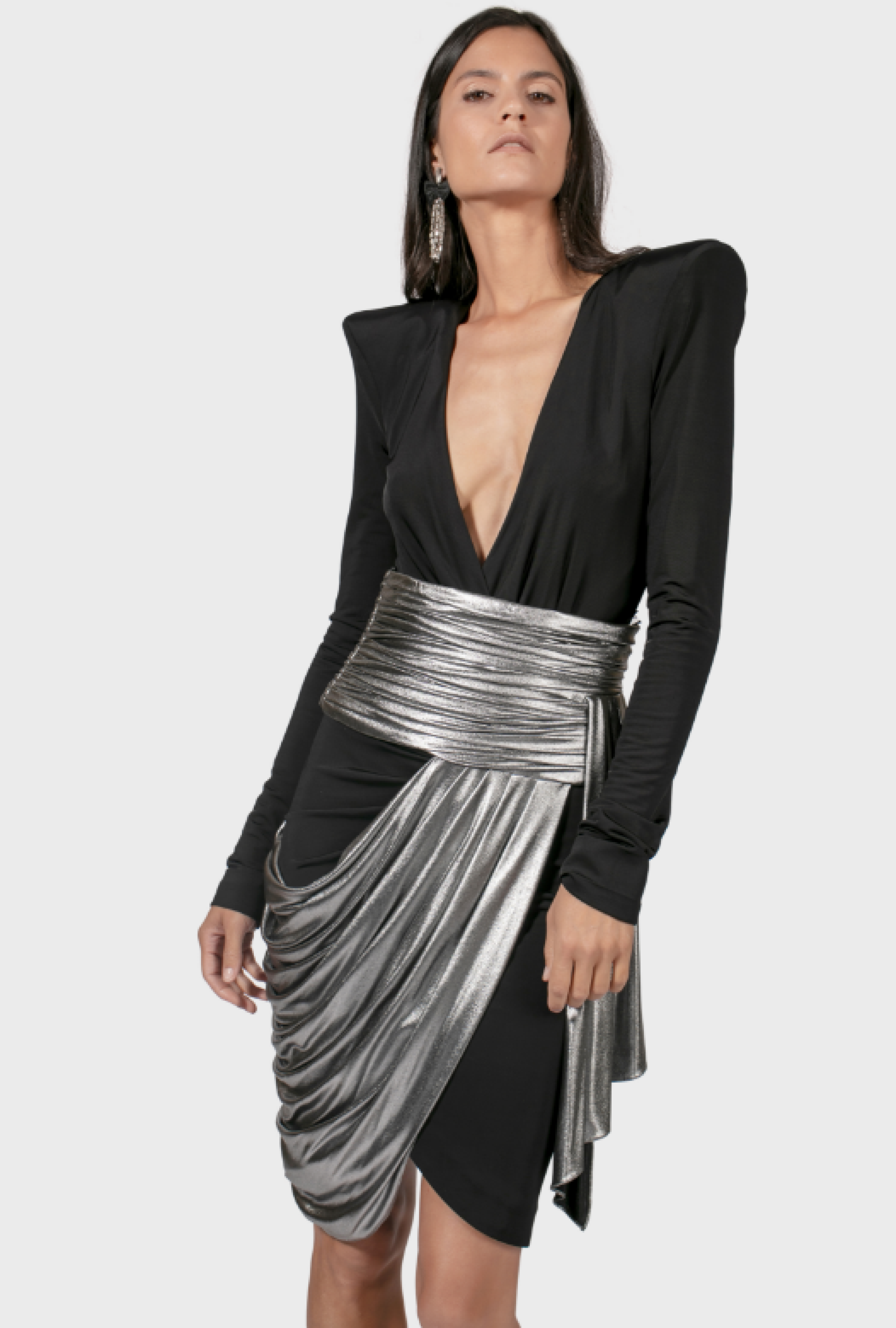 Ceinture Azzaro Laminated Silver