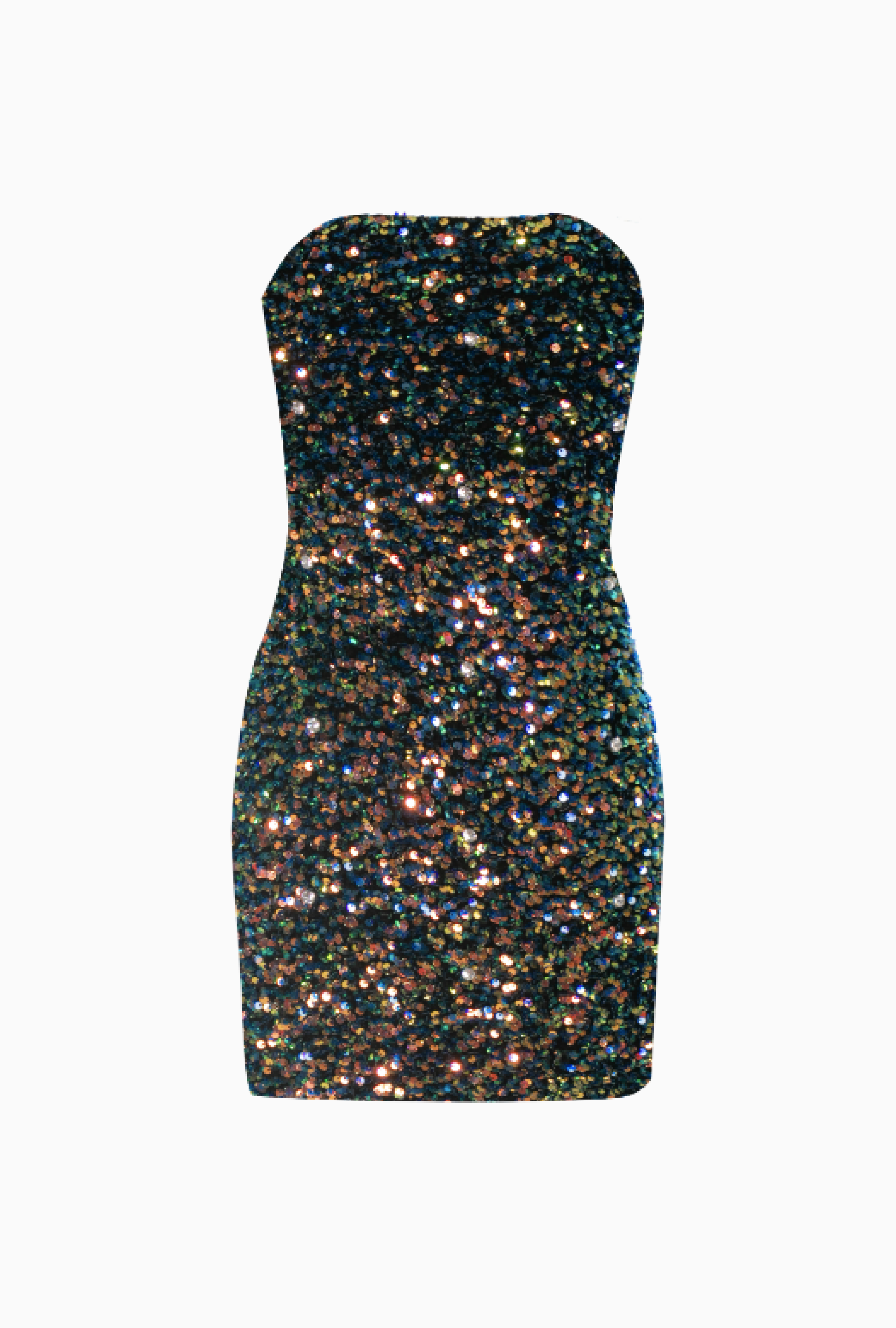 Robe Azzaro Sequin Multicolor